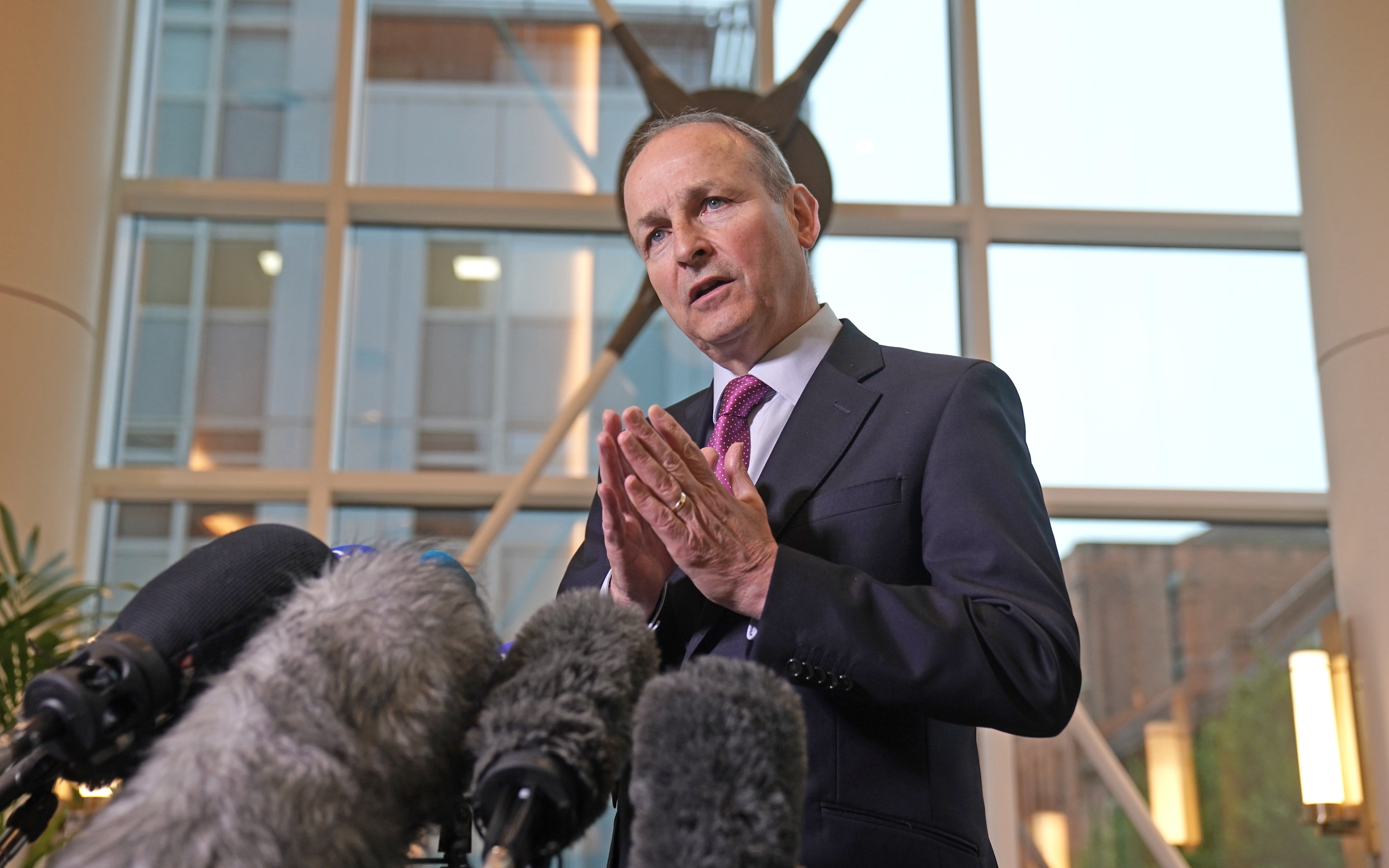 Micheal Martin (Brian Lawless/PA)