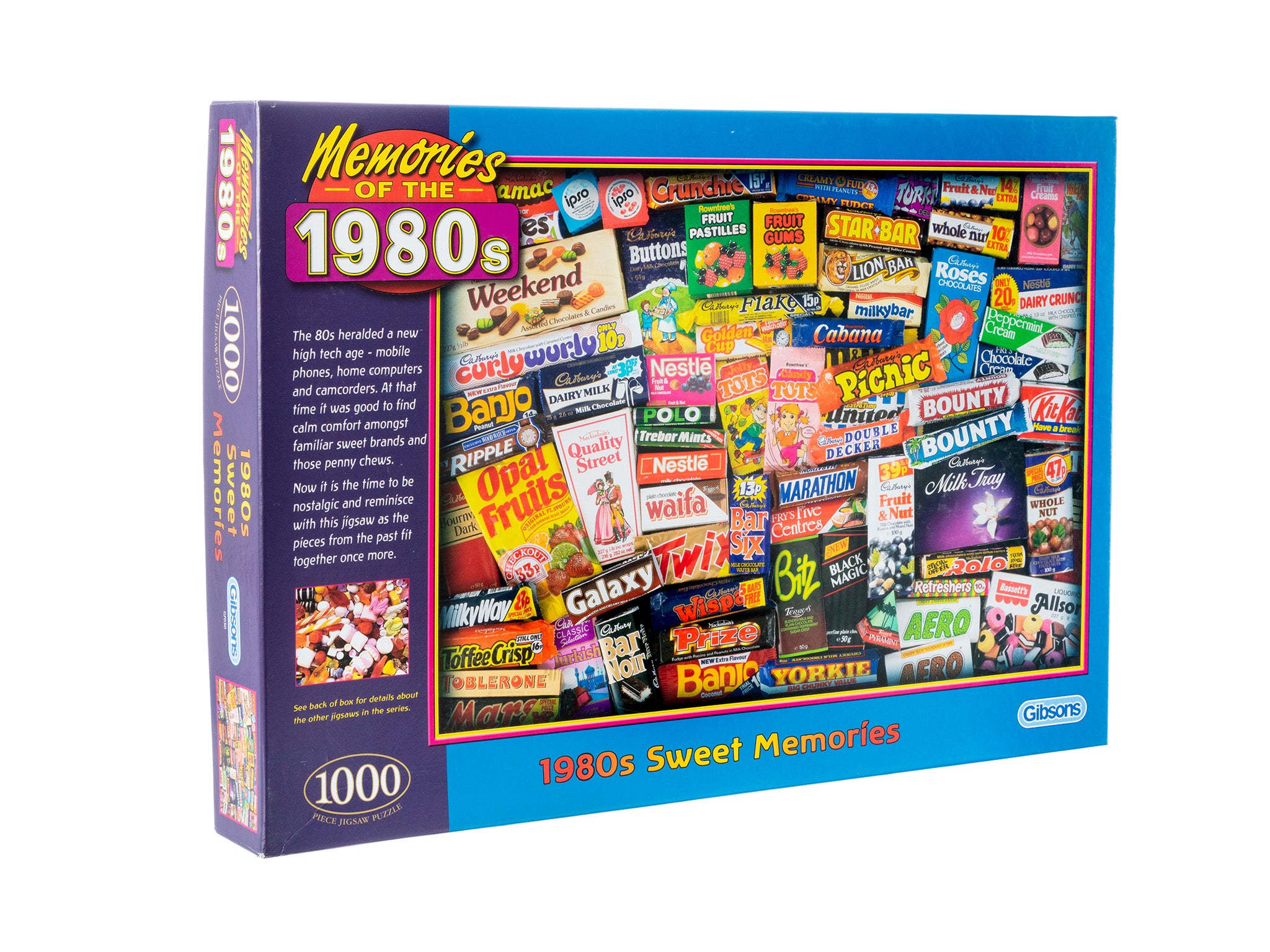 Gibsons sweet memories of the 80s 1000 piece jigsaw puzzle indybest