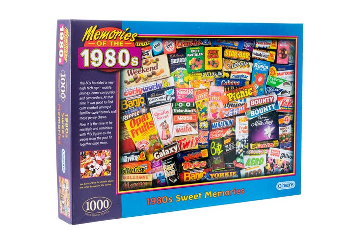 Gibsons sweet memories of the 80s 1000 piece jigsaw puzzle indybest
