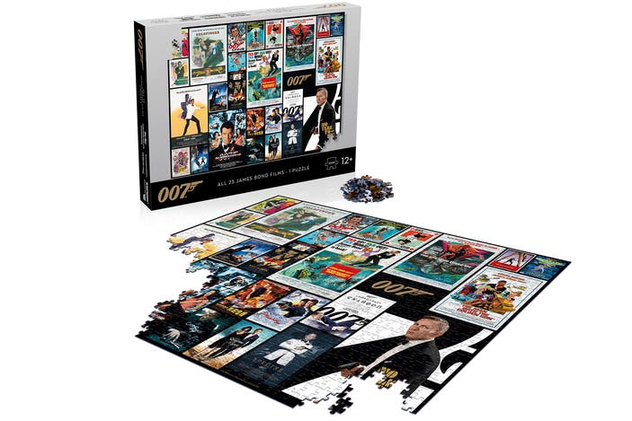 Winning Moves James Bond movie poster 1000 piece jigsaw puzzle indybest