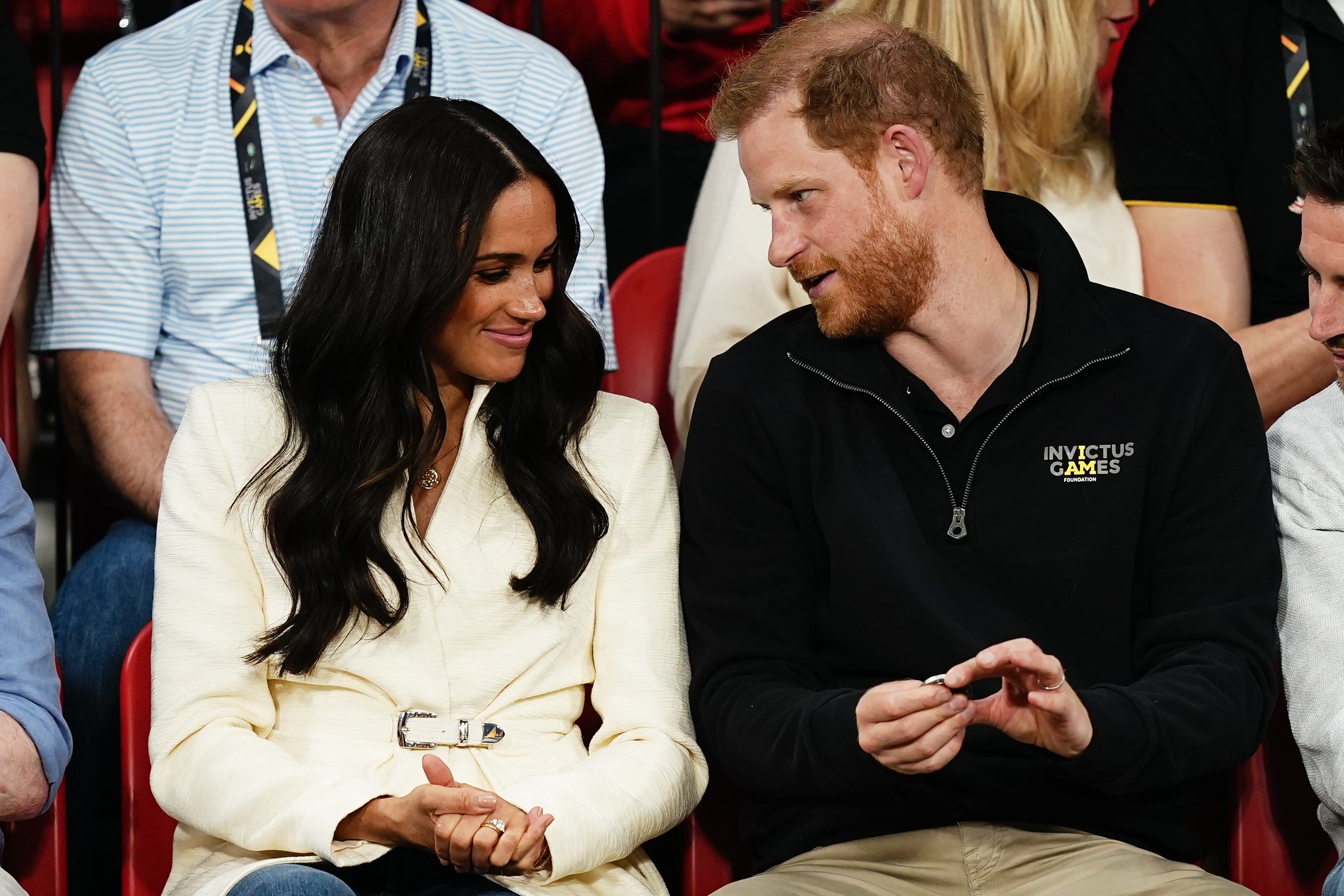 The Duke and Duchess of Sussex attending the Invictus Games (Aaron Chown/PA)