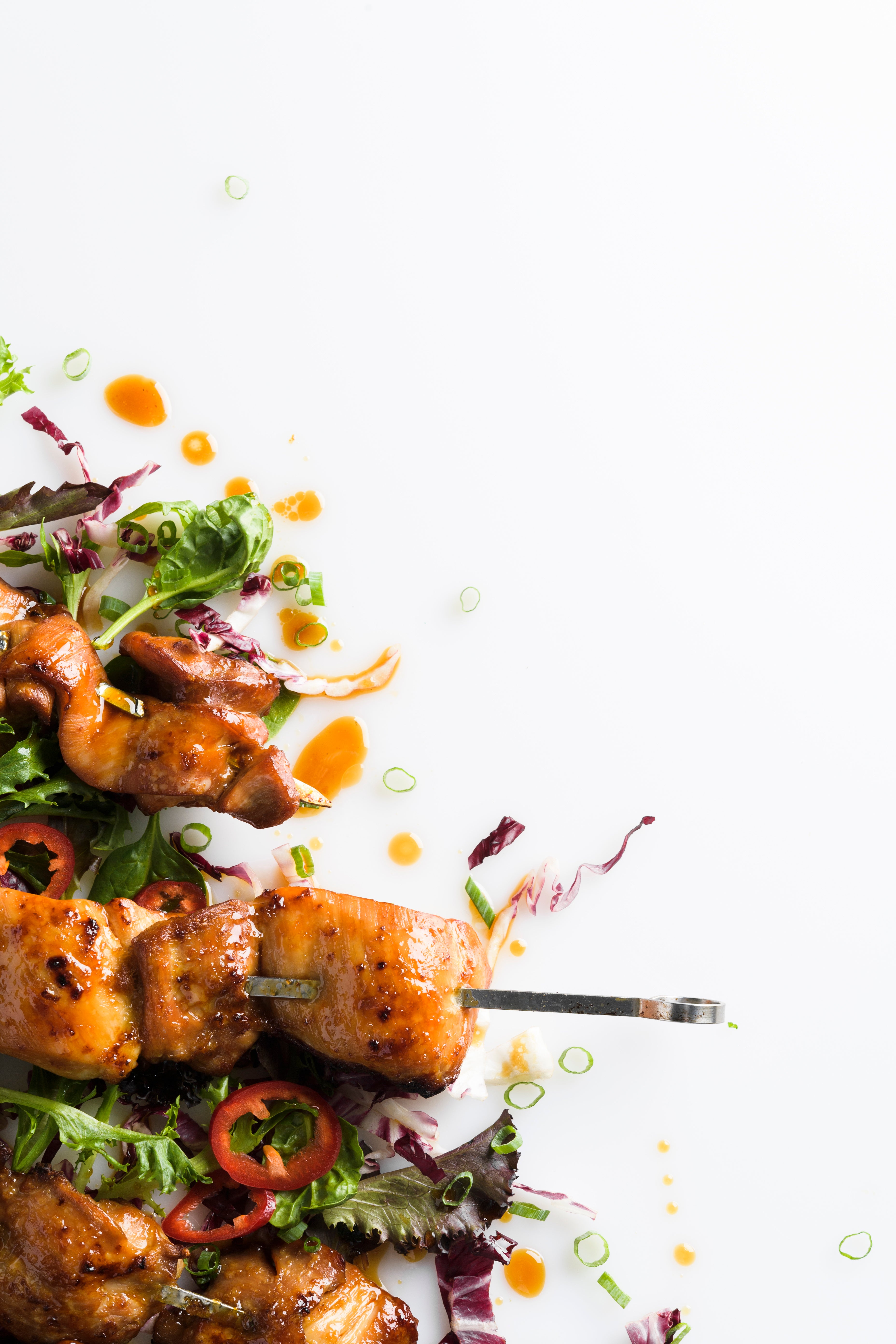 Food-MilkStreet-Maple and Soy-Glazed Chicken Skewers