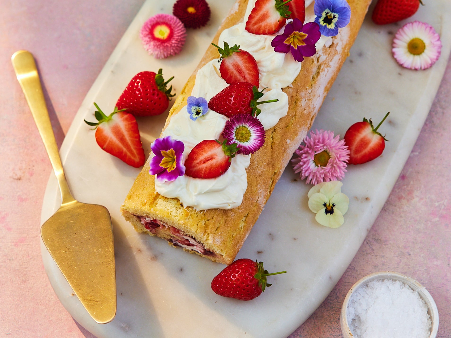 A decadent, light Victoria sponge with a generous filling