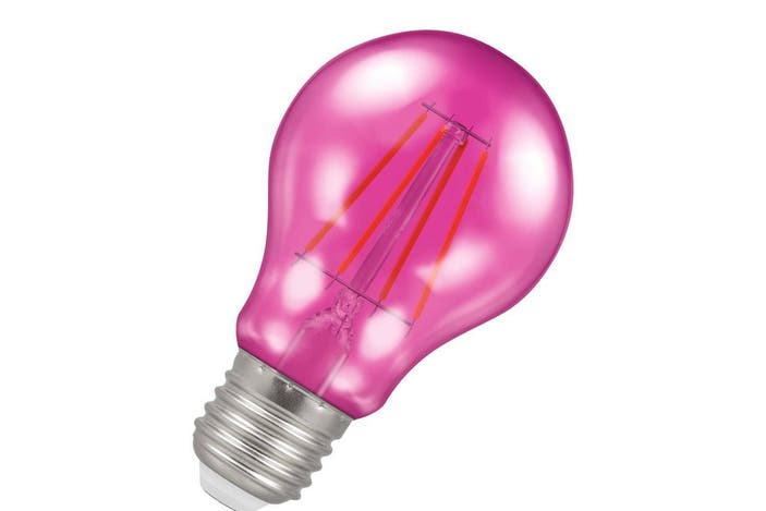 Crompton Lamps LED GLS 4.5W E27 Harlequin IP65 Pink Translucent.jpg