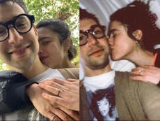 Margaret Qualley shows off diamond ring as she confirms engagement to Jack Antonoff