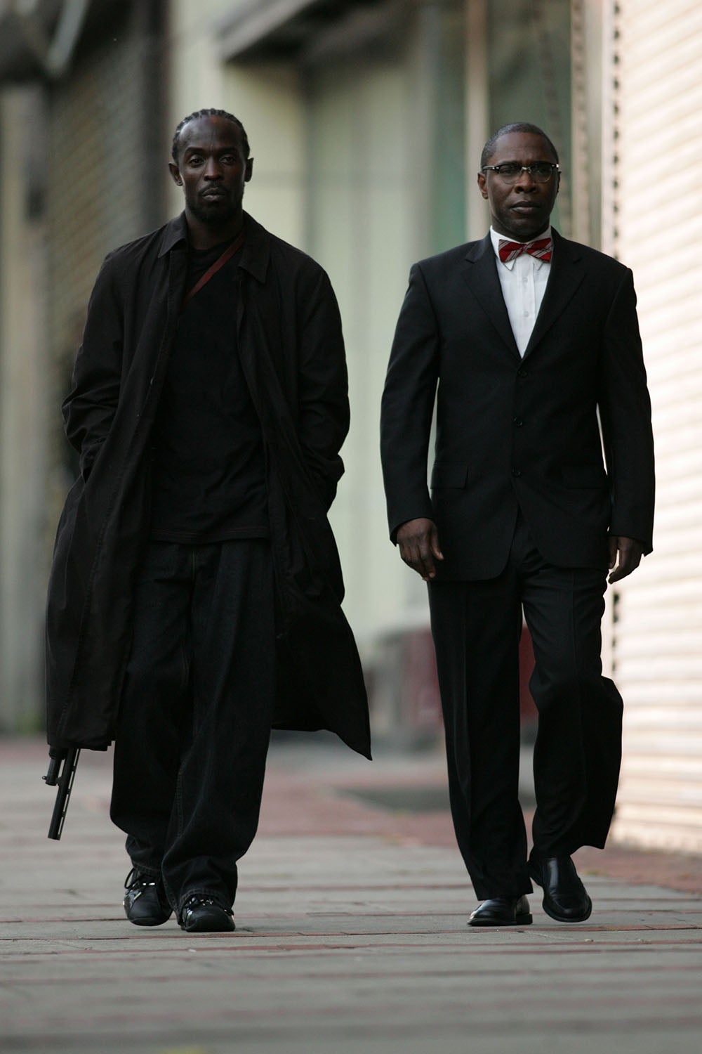 Michael K Williams as Omar and Michael Potts as Brother Mouzone in ‘Middle Ground'