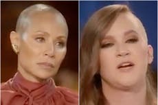 Jada Pinkett Smith cries with mother whose daughter died by suicide after being bullied for her alopecia