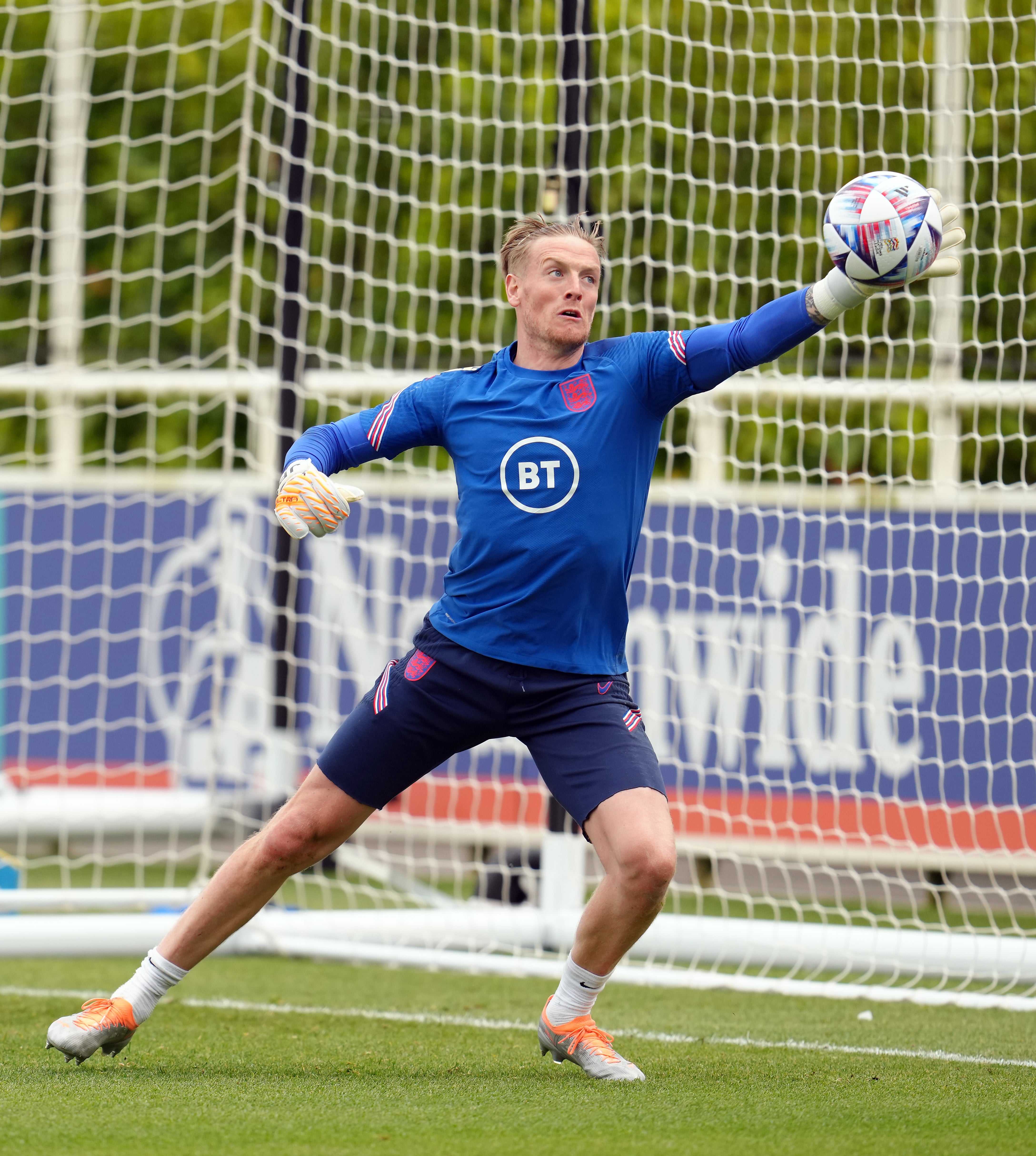 Jordan Pickford helped to keep Everton in the Premier League (Nick Potts/PA)