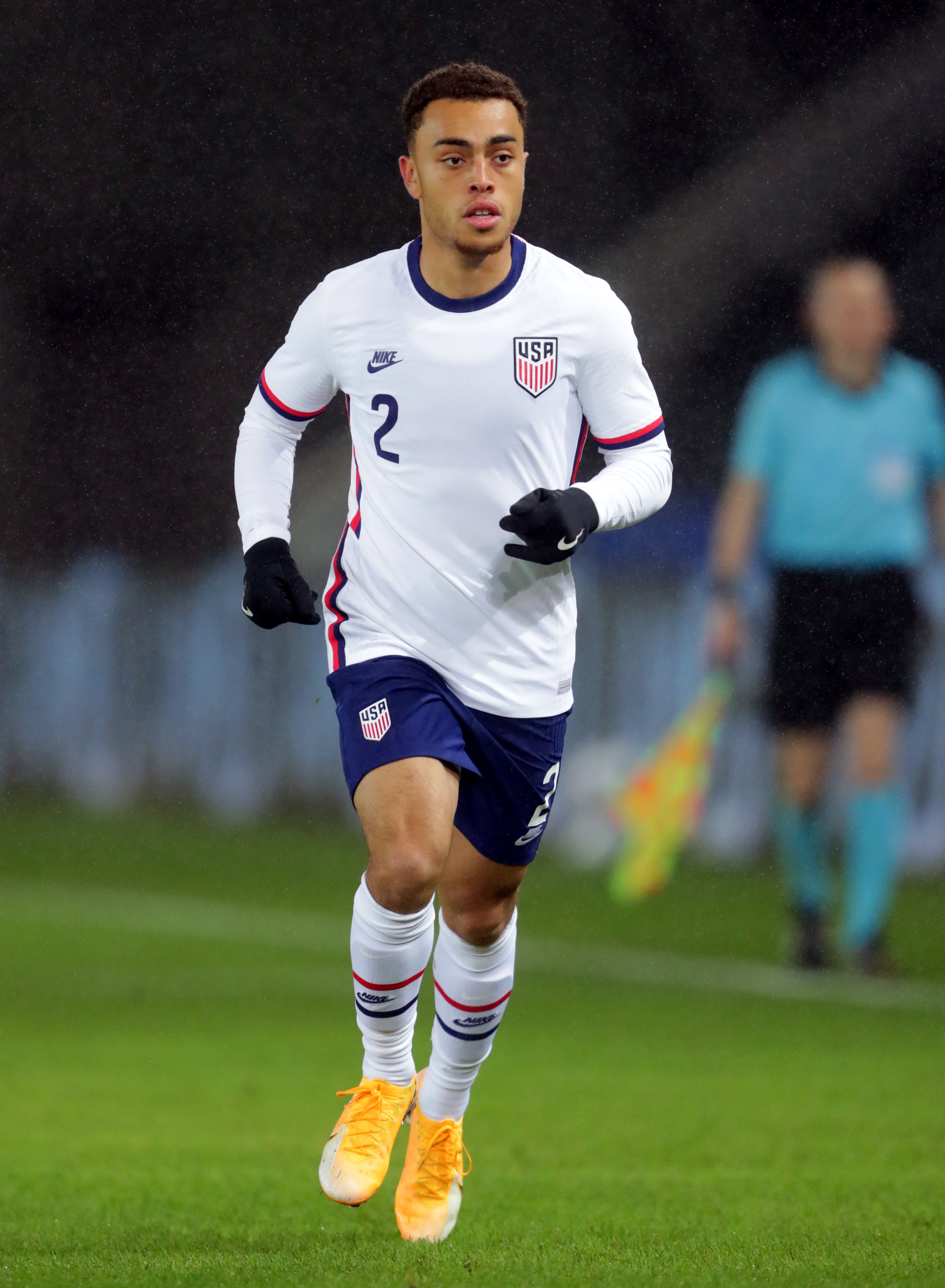 Sergino Dest in action for the USA (David Davies/PA)