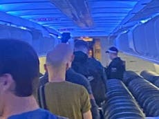 Police called in to help Tui passengers ‘abandoned’ on runway for three hours at Manchester airport