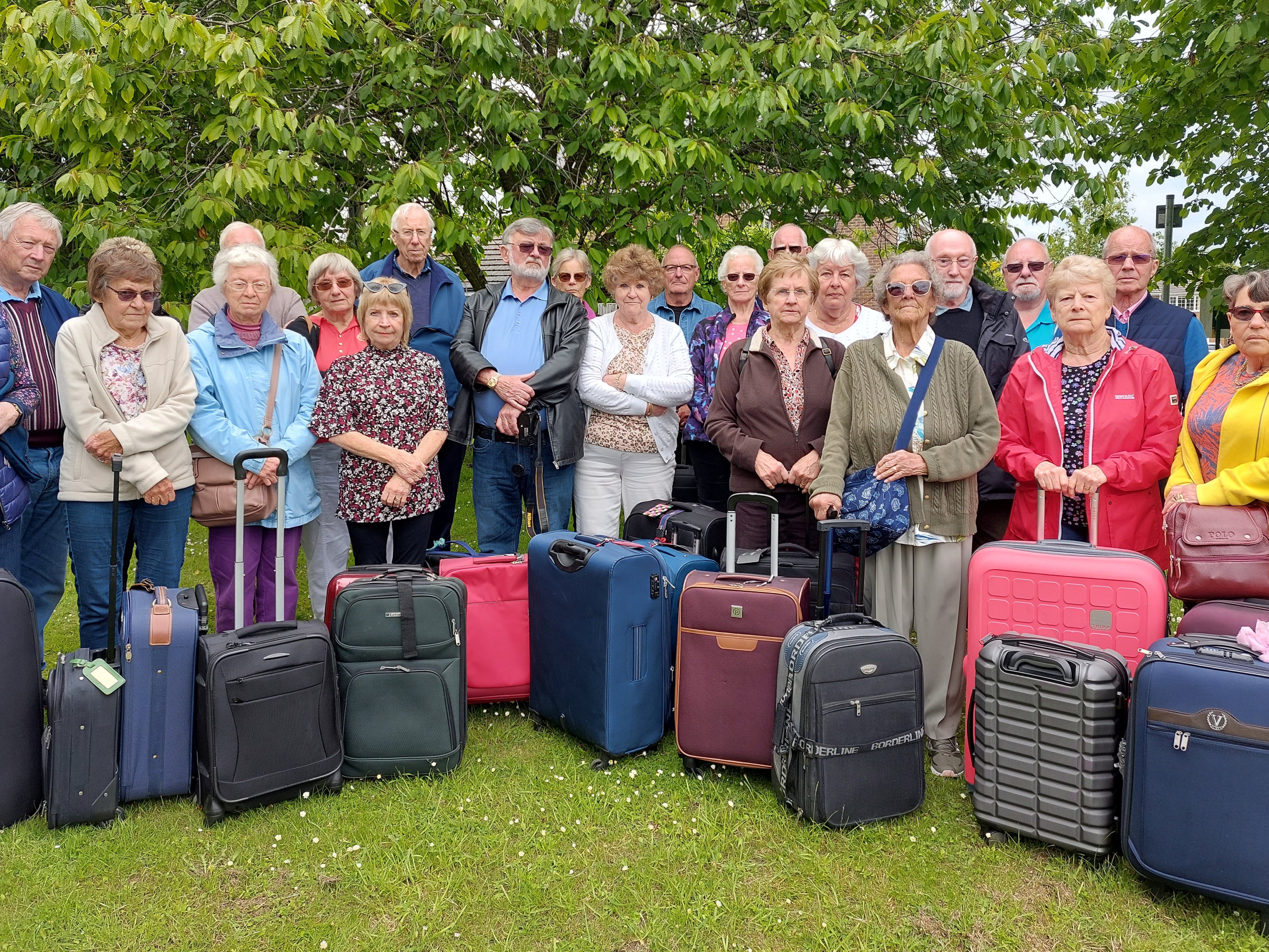 High winds resulted in low spirits for this group of travellers