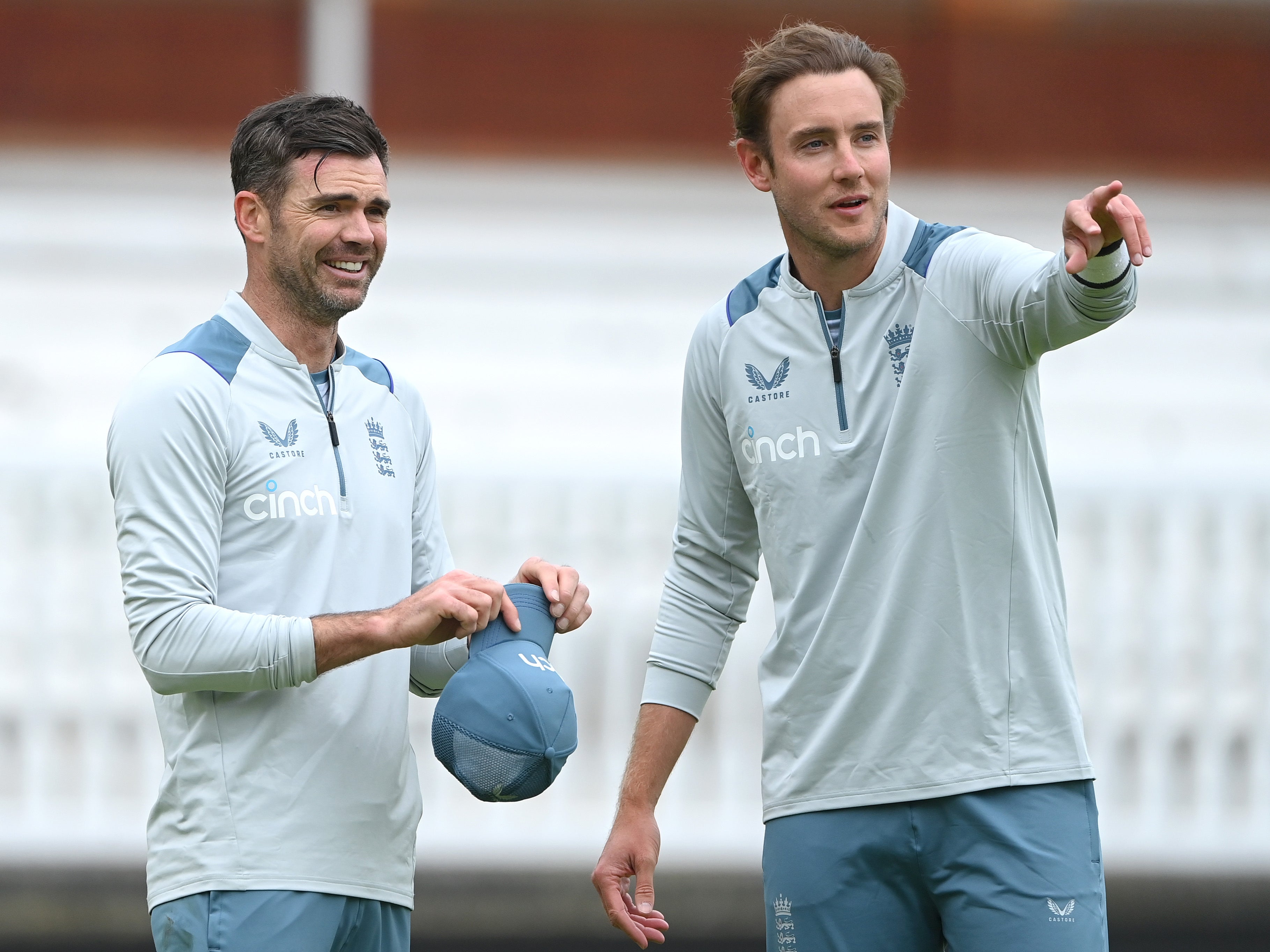 James Anderson, left, and Stuart Broad are back