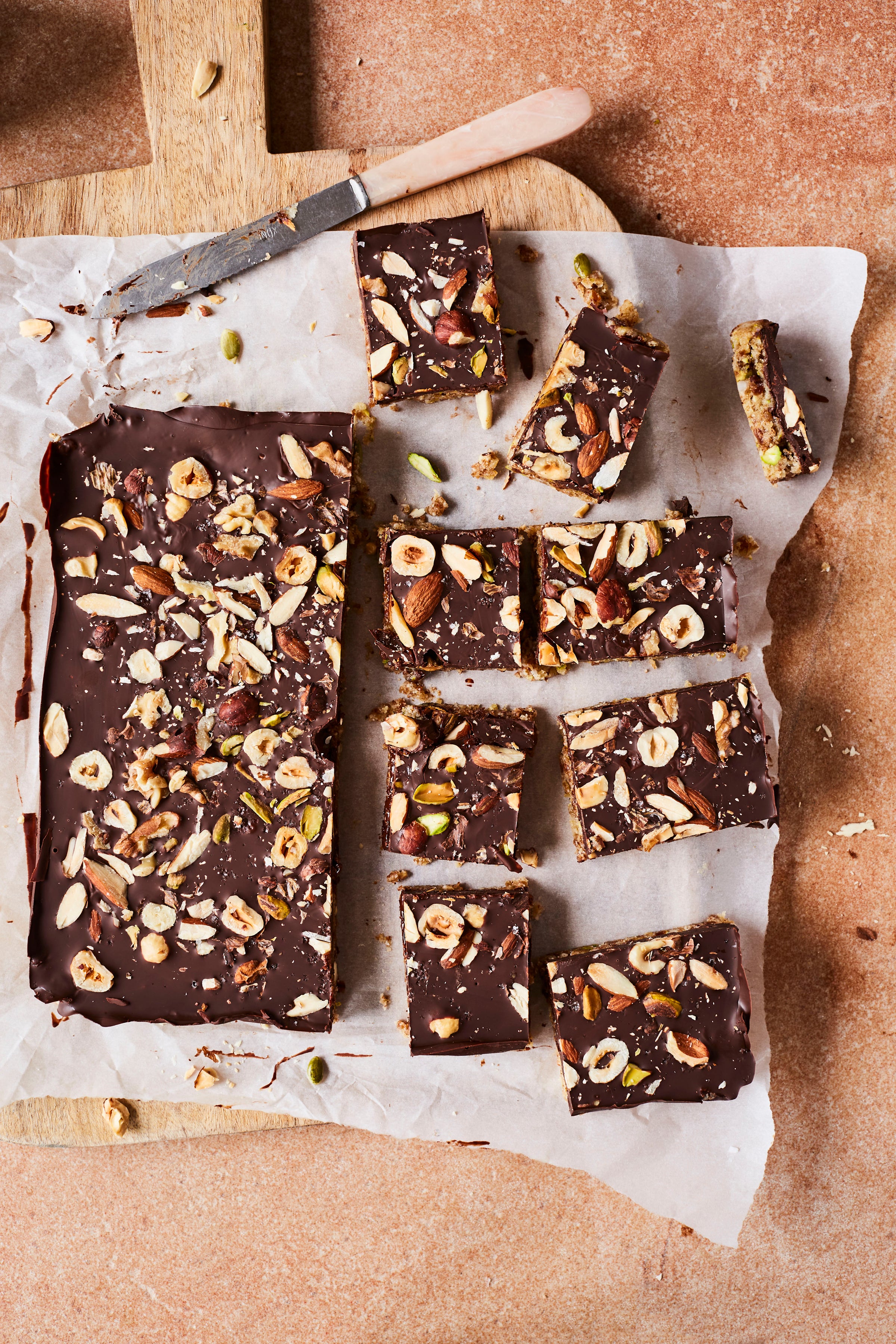 Any nuts and seeds work in these delicious bars