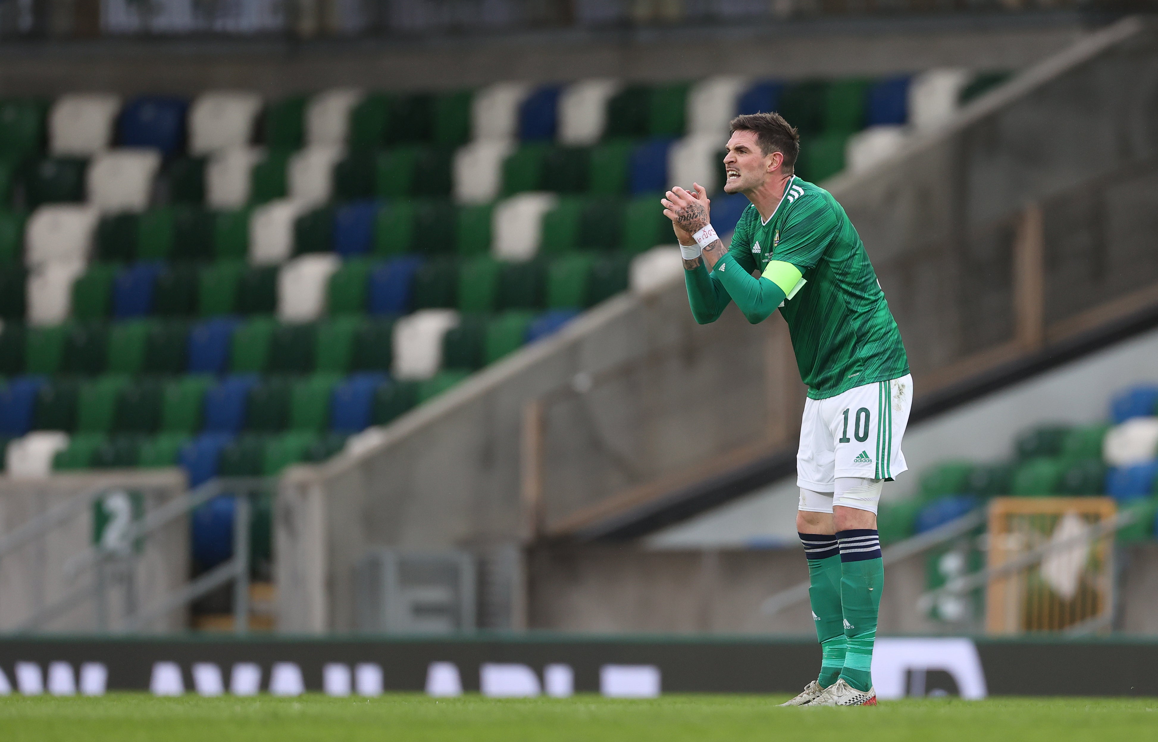 Kyle Lafferty’s last international goal came in 2016 (Liam McBurney/PA)