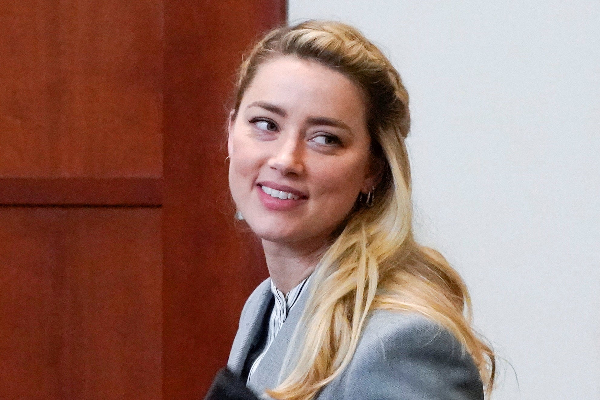 Amber Heard in court on 27 May