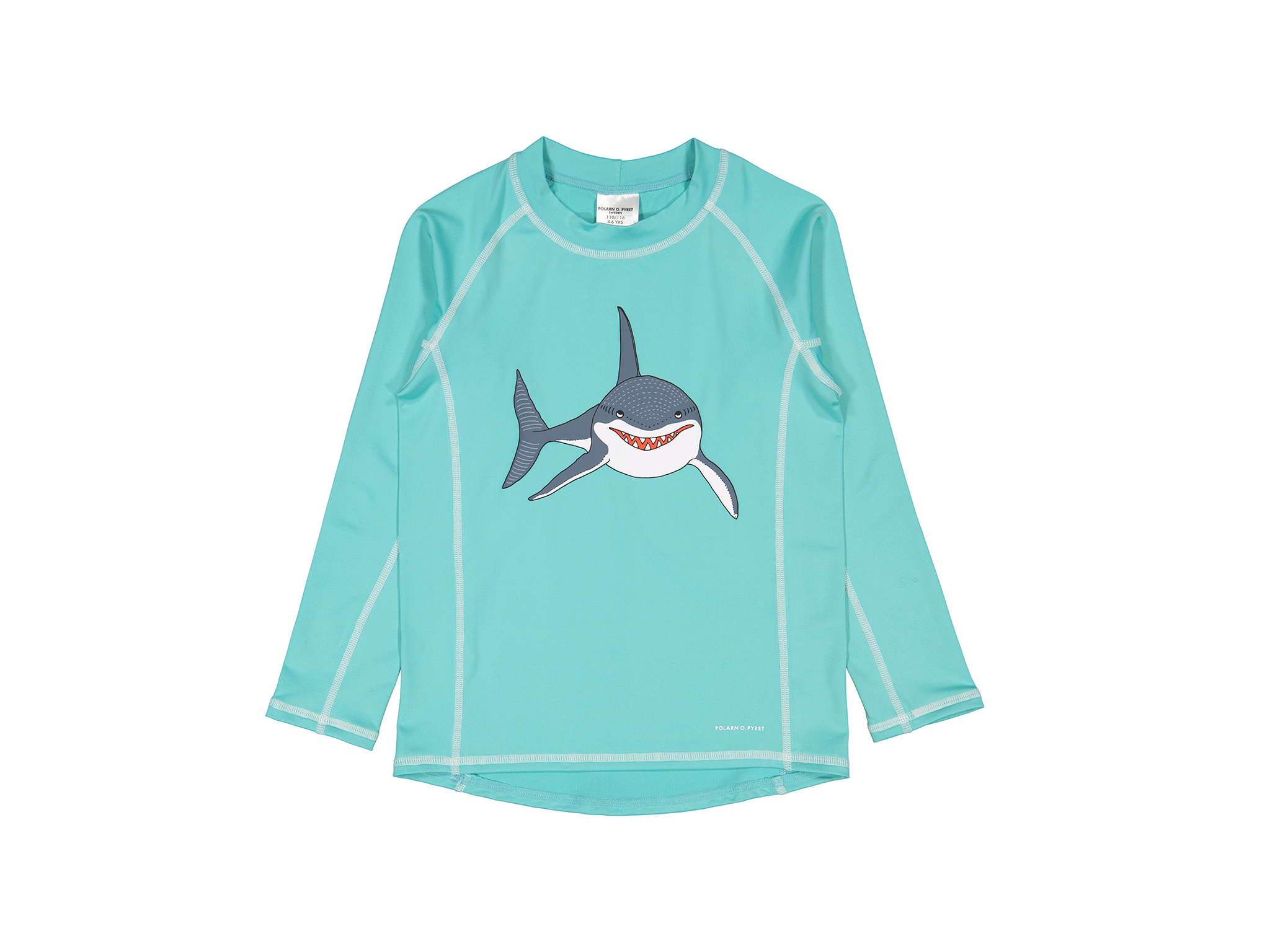 shark print UV kids’ rash vest