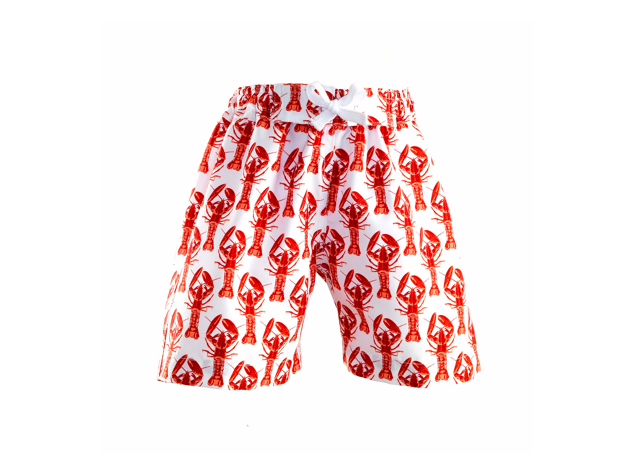 lobster print swimshorts