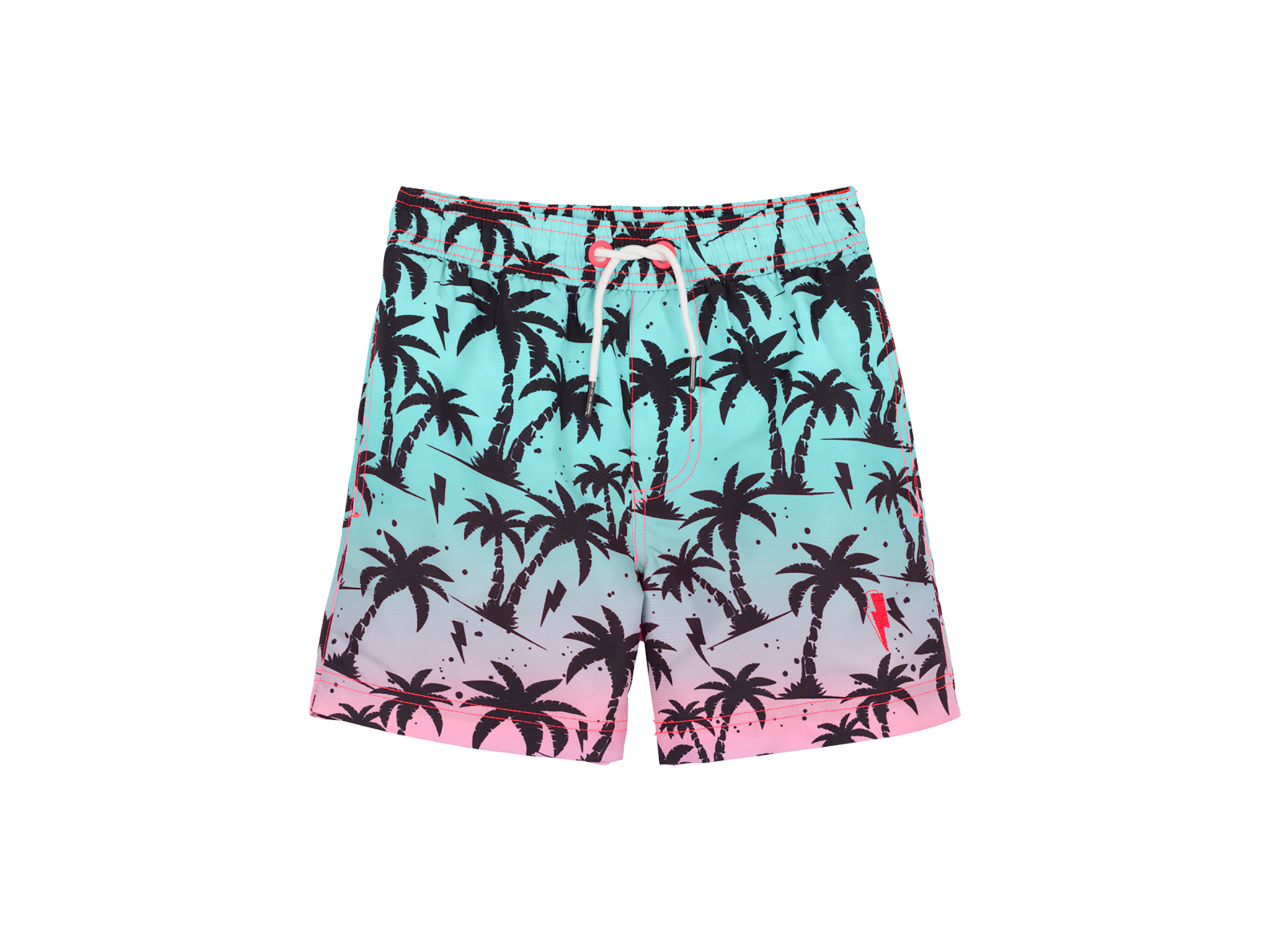 ombre palm swim shorts