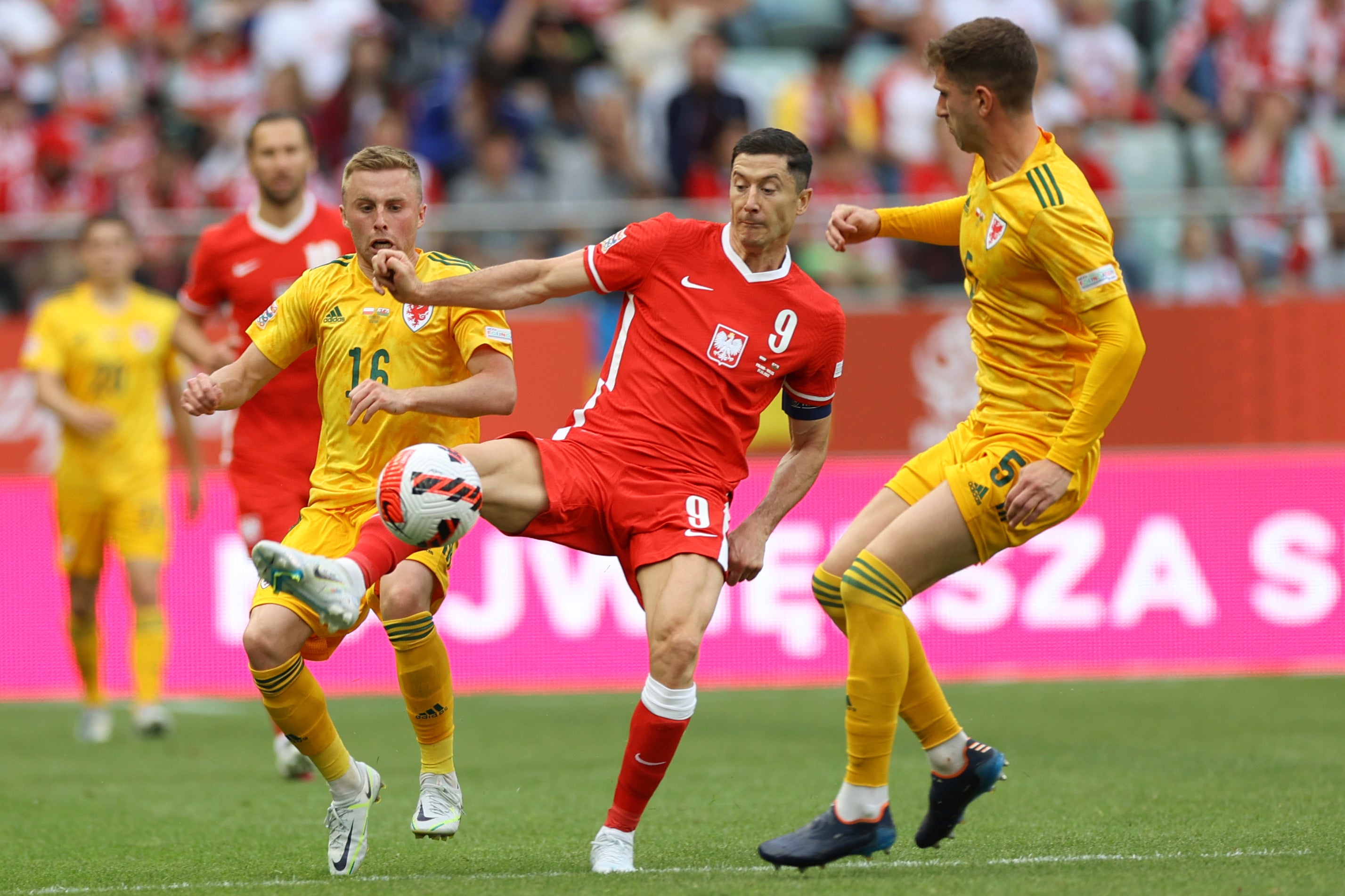 Lewandowski was the highest profile player in action, with his desired move away from Bayern Munich attracting a lot of media attention