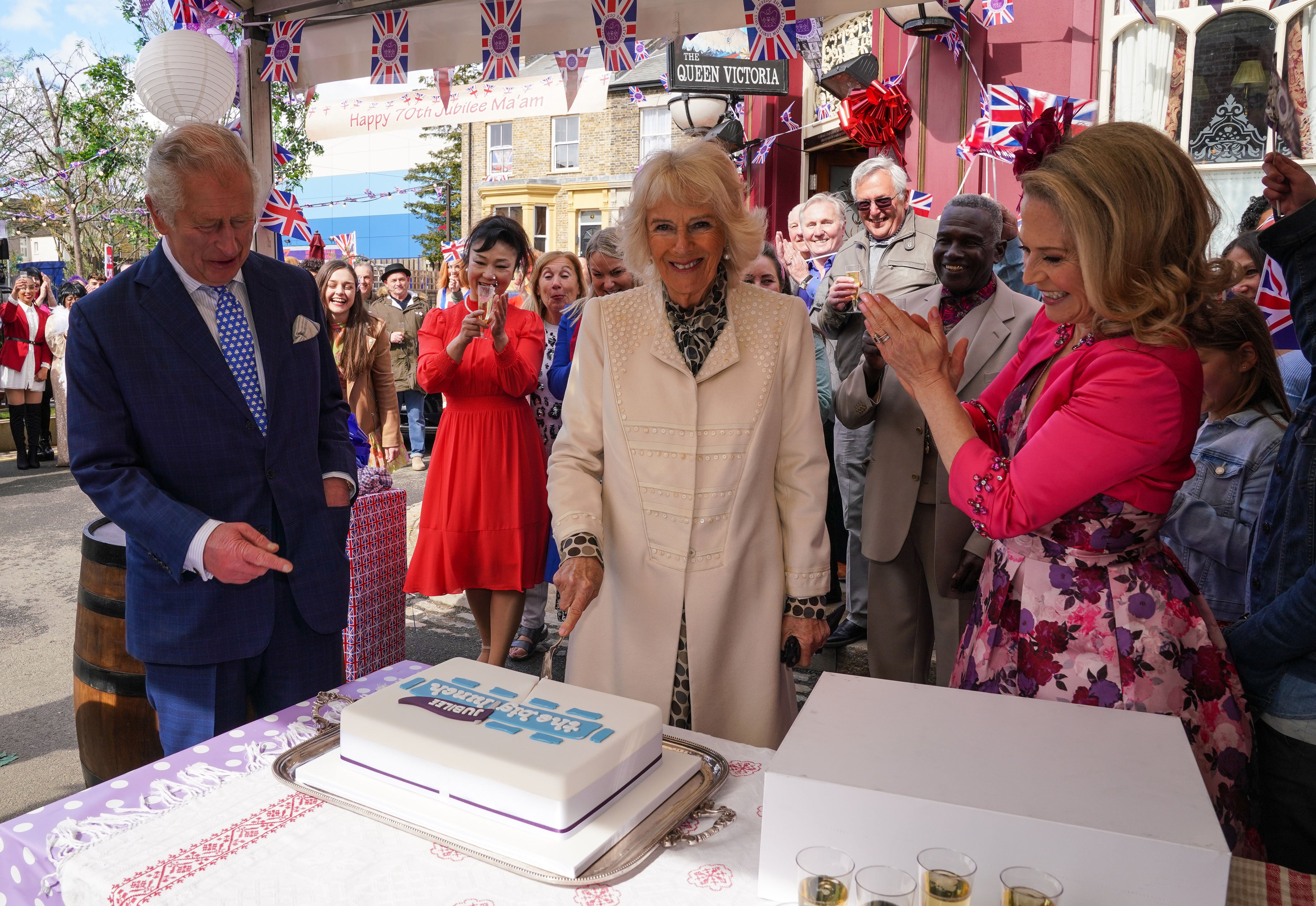 Jubilee episode of EastEnders featuring the Prince of Wales and the Duchess of Cornwall