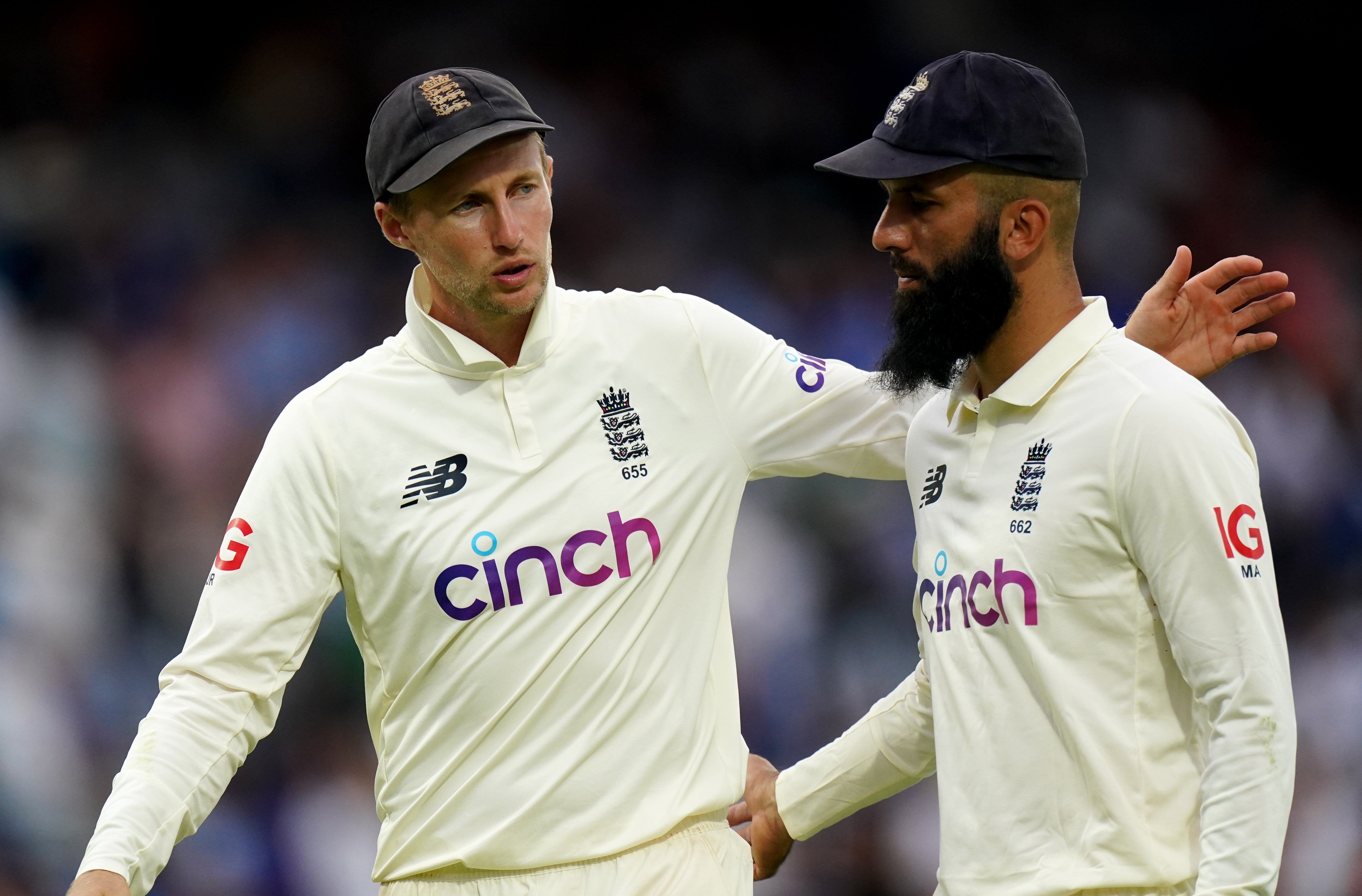 Moeen, right, distanced himself from suggestions he was disillusioned under former captain Joe Root (Zac Goodwin/PA)