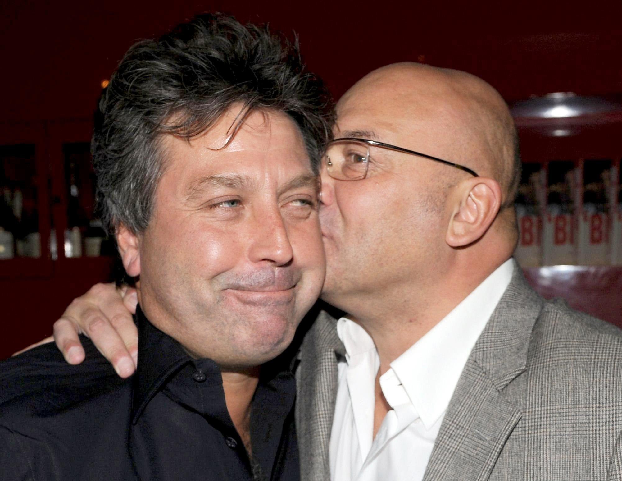 Chef John Torode with fellow ‘MasterChef’ presenter Wallace