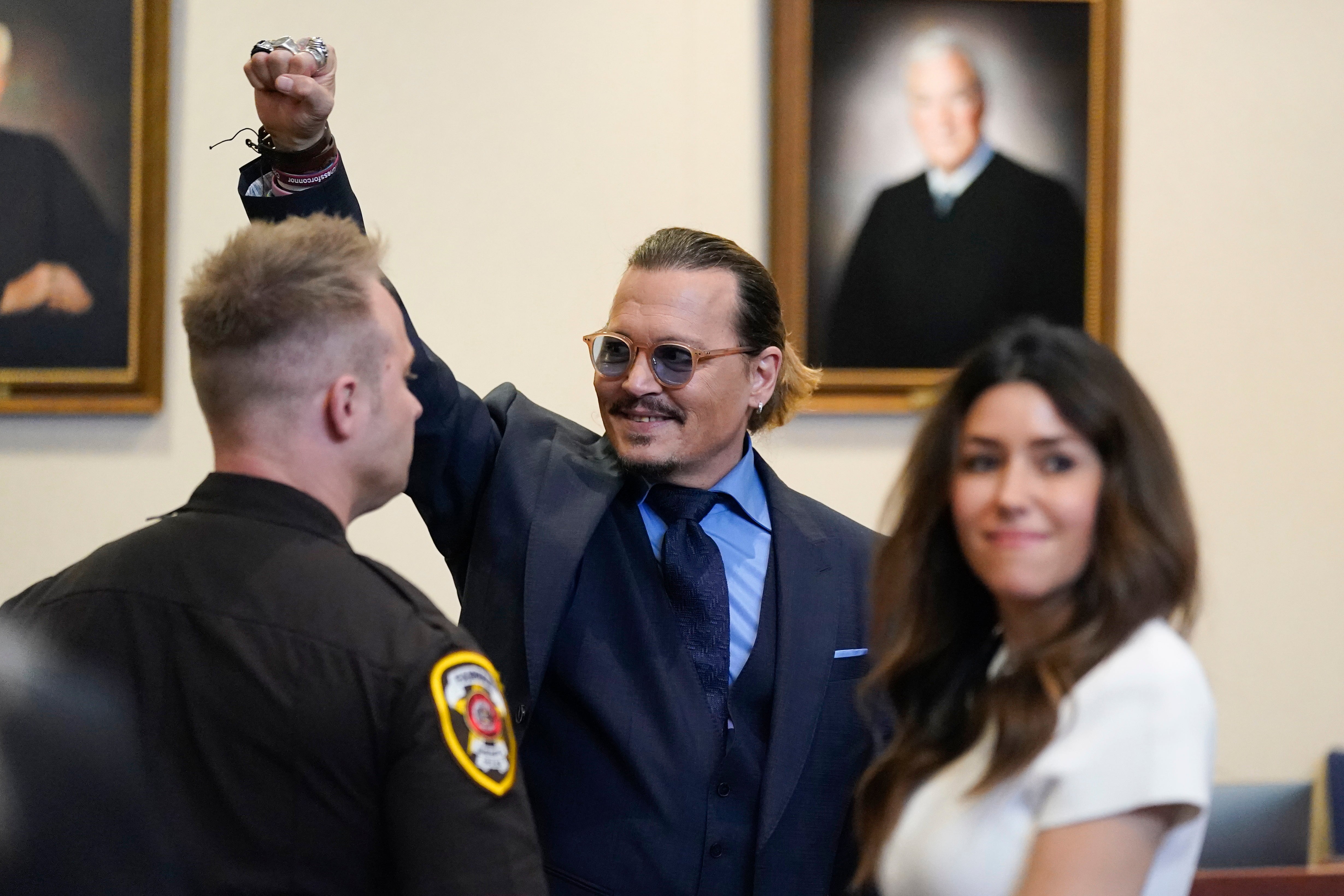 Johnny Depp ‘at peace’ as he is seen in a Newcastle pub following US lawsuit verdict (Steve Helber/AP)