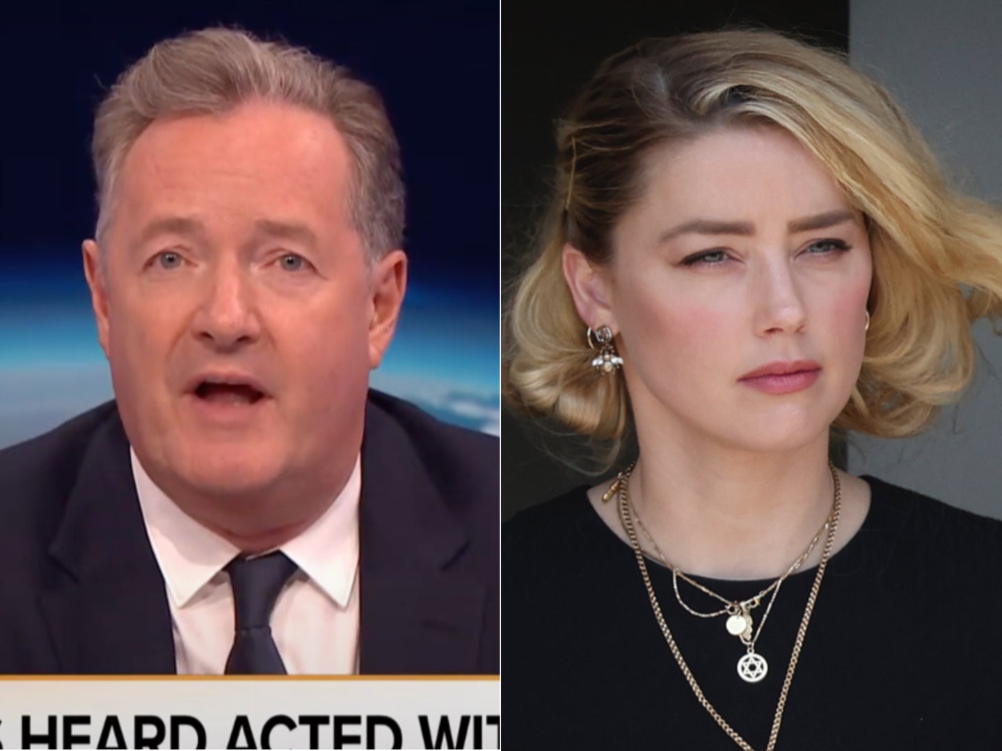 Piers Morgan reacted to Amber Heard’s trial loss