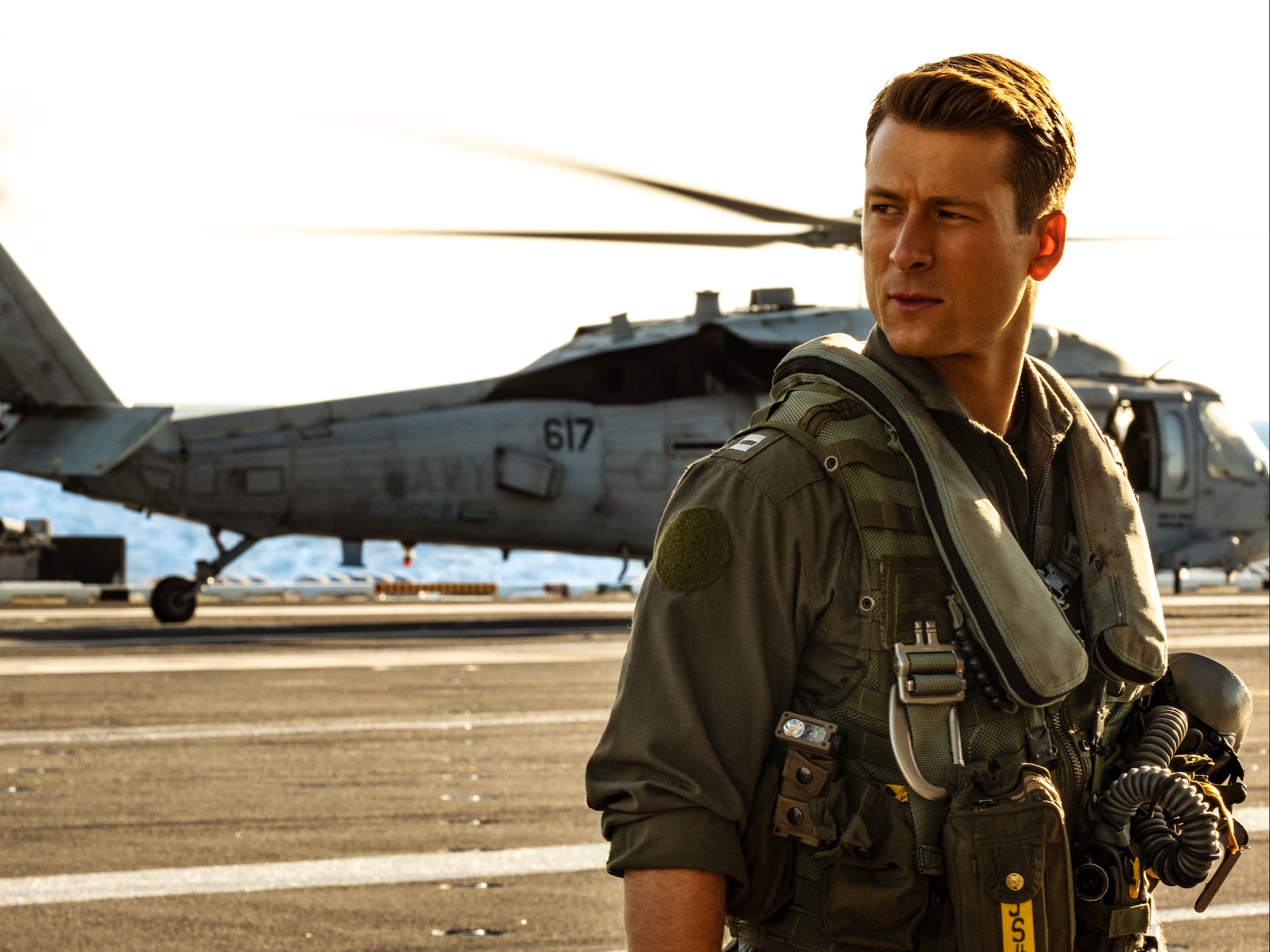 Glen Powell plays Hangman in ‘Top Gun: Maverick’