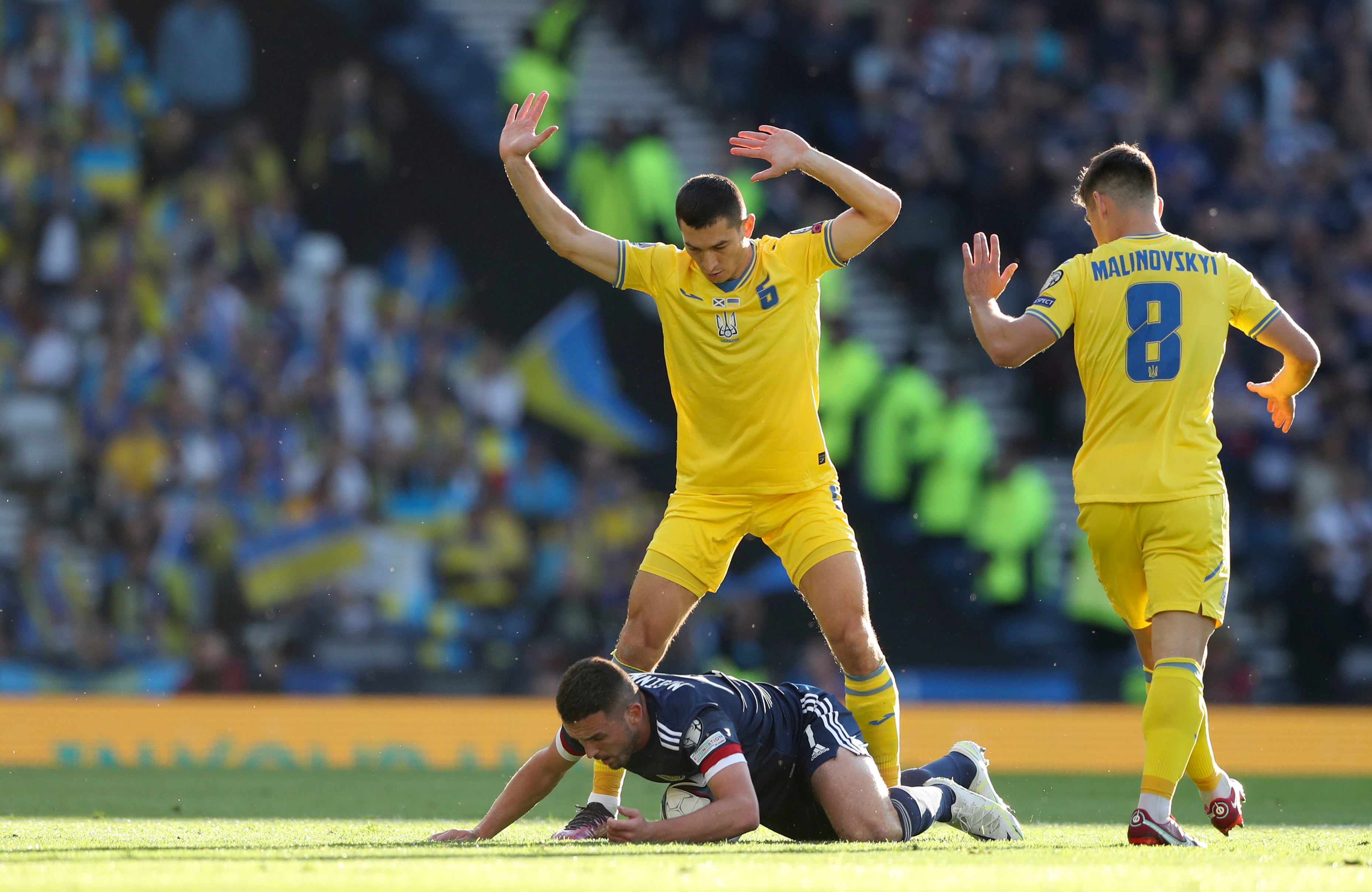 Britain Scotland Ukraine WCup 2022 Soccer