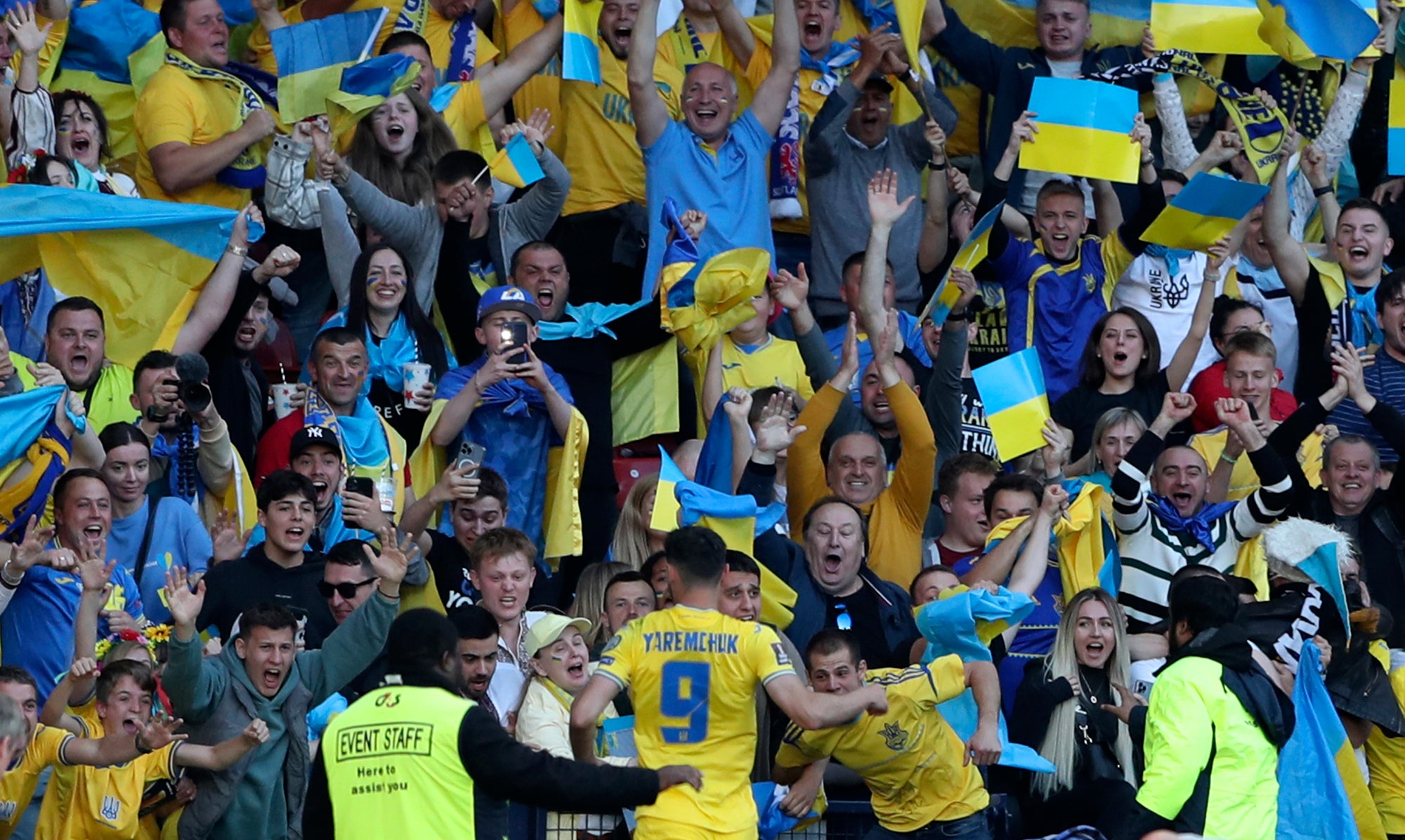 Britain Scotland Ukraine WCup 2022 Soccer