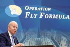 ‘They did, but I didn’t’: Biden denies baby formula makers’ claim shortage was expected in awkward joint briefing
