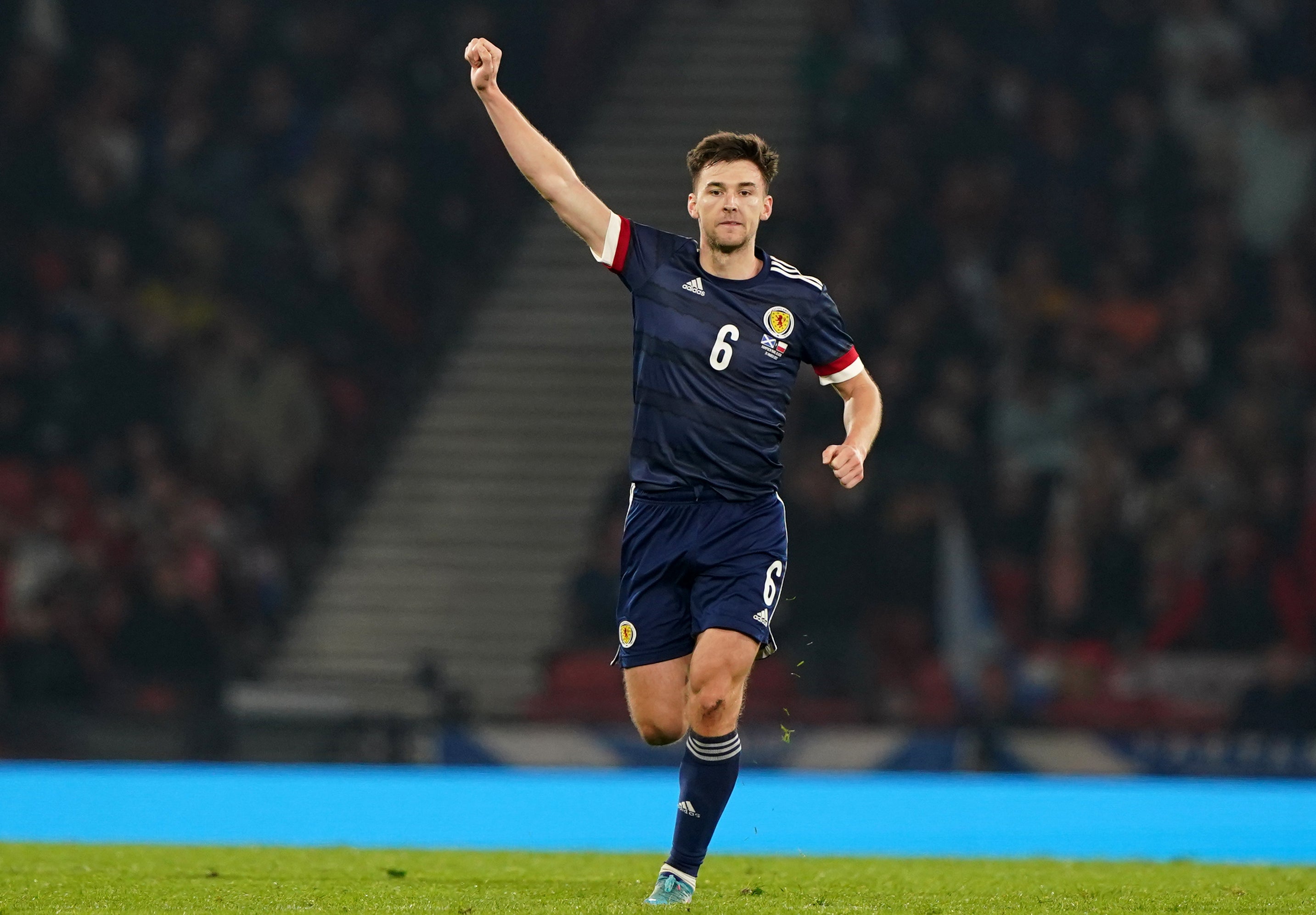 Kieran Tierney was badly missed (Andrew Milligan/PA)