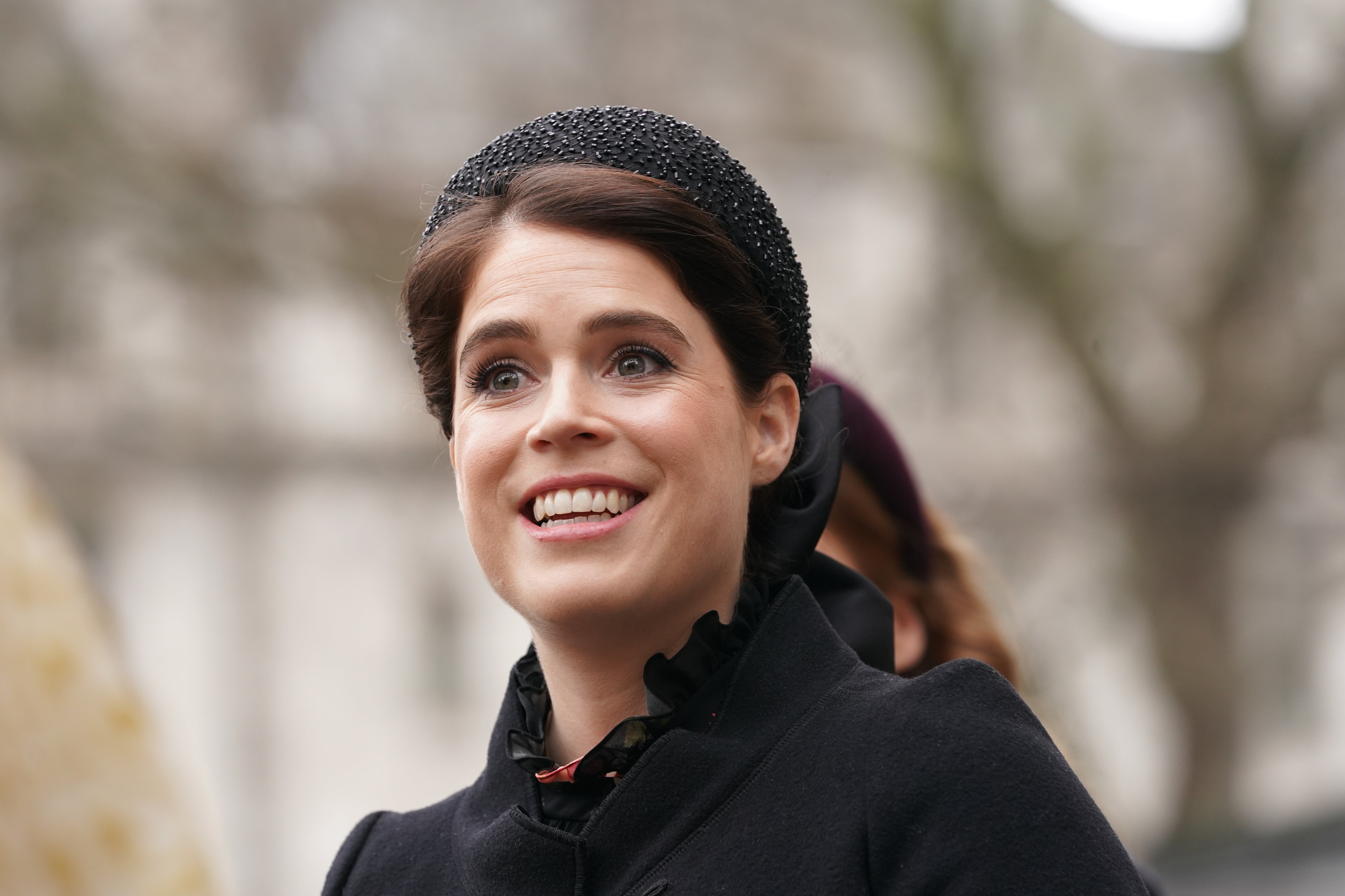 Princess Eugenie shared a picture of her standing with her husband Jack Brooksbank and child August