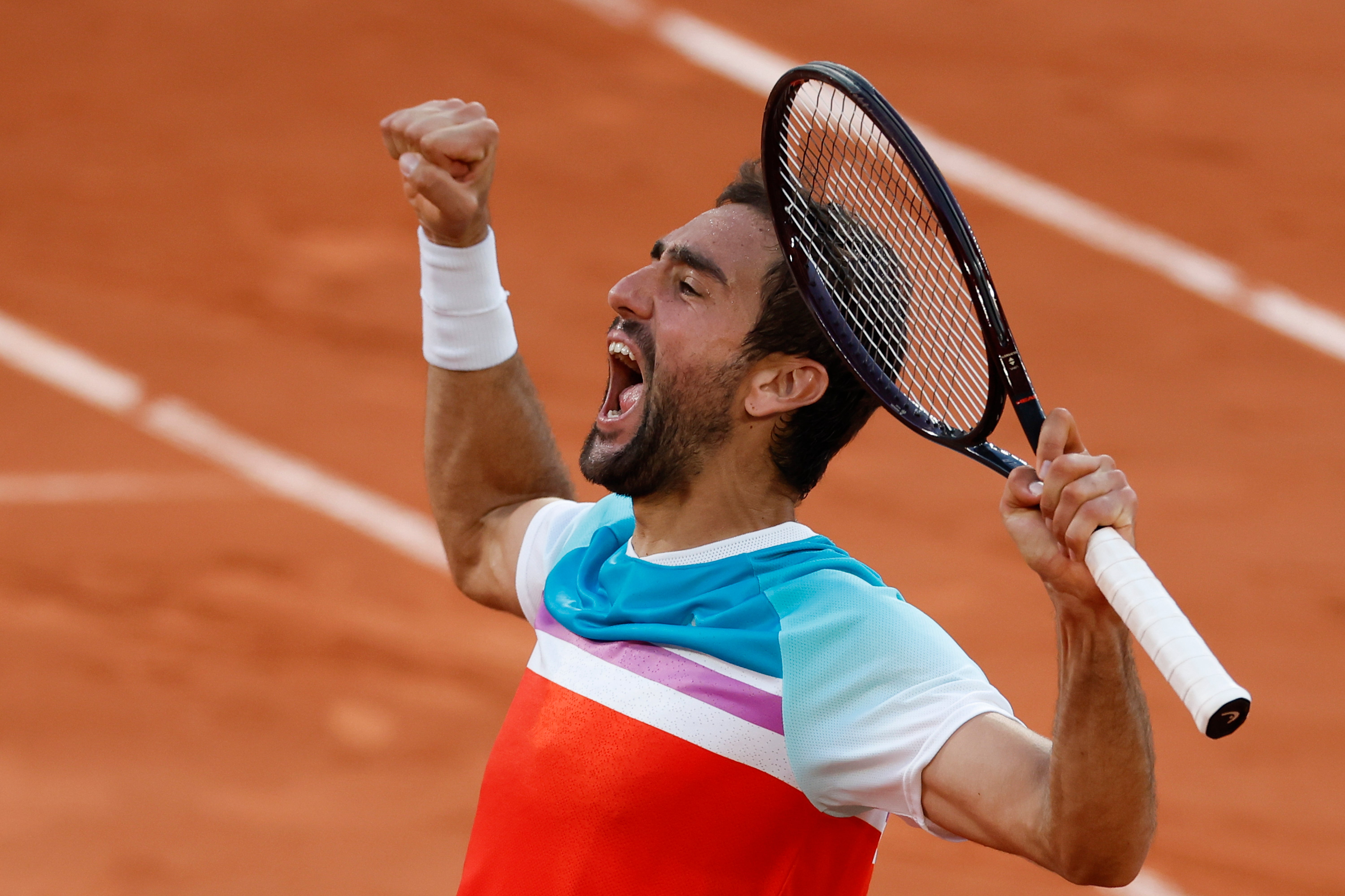 Marin Cilic has reached the French Open semi-finals (Jean-Francois Badias/AP)