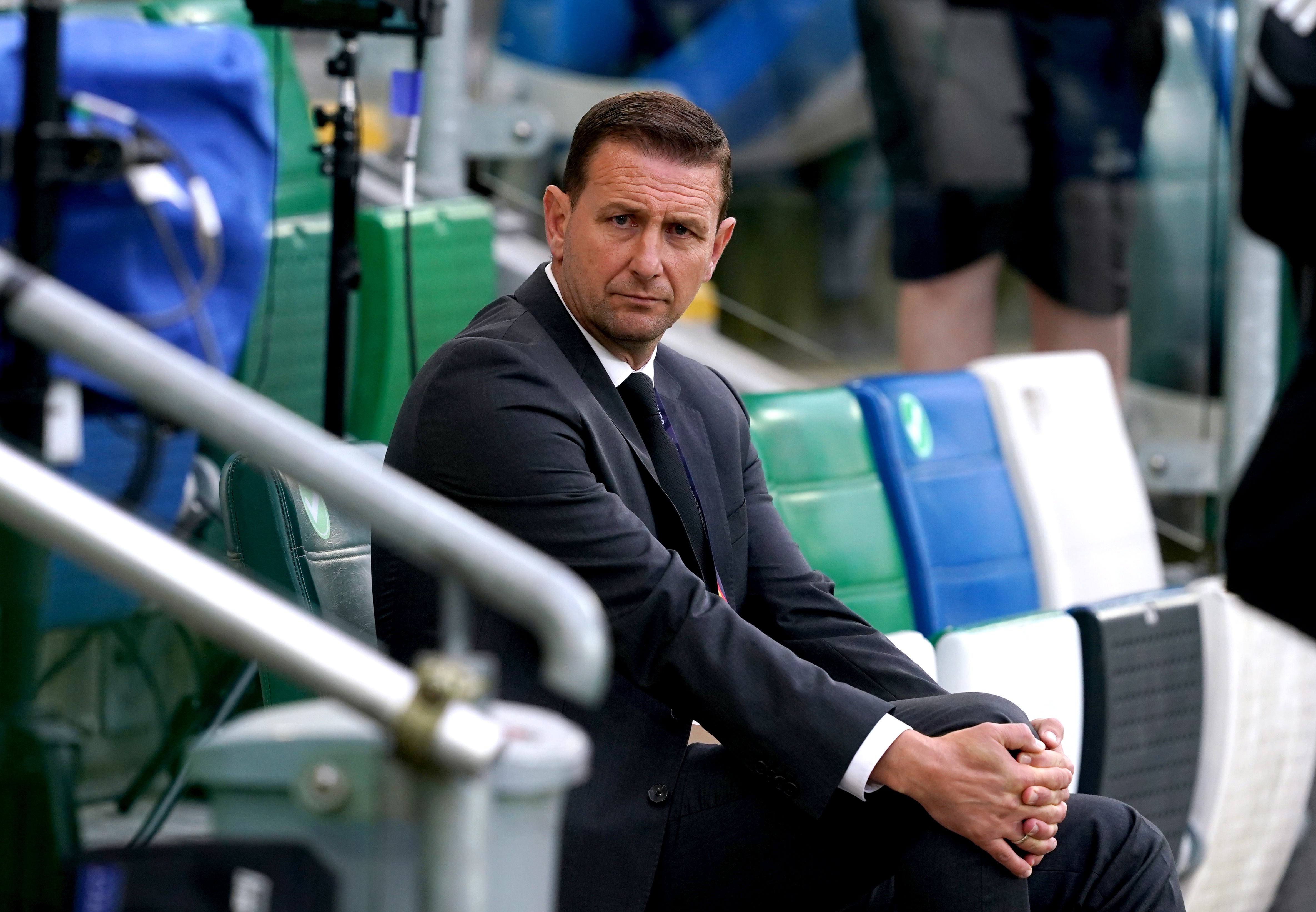 Ian Baraclough was left frustrated by Northern Ireland’s defeat to Greece (Brian Lawless/PA)