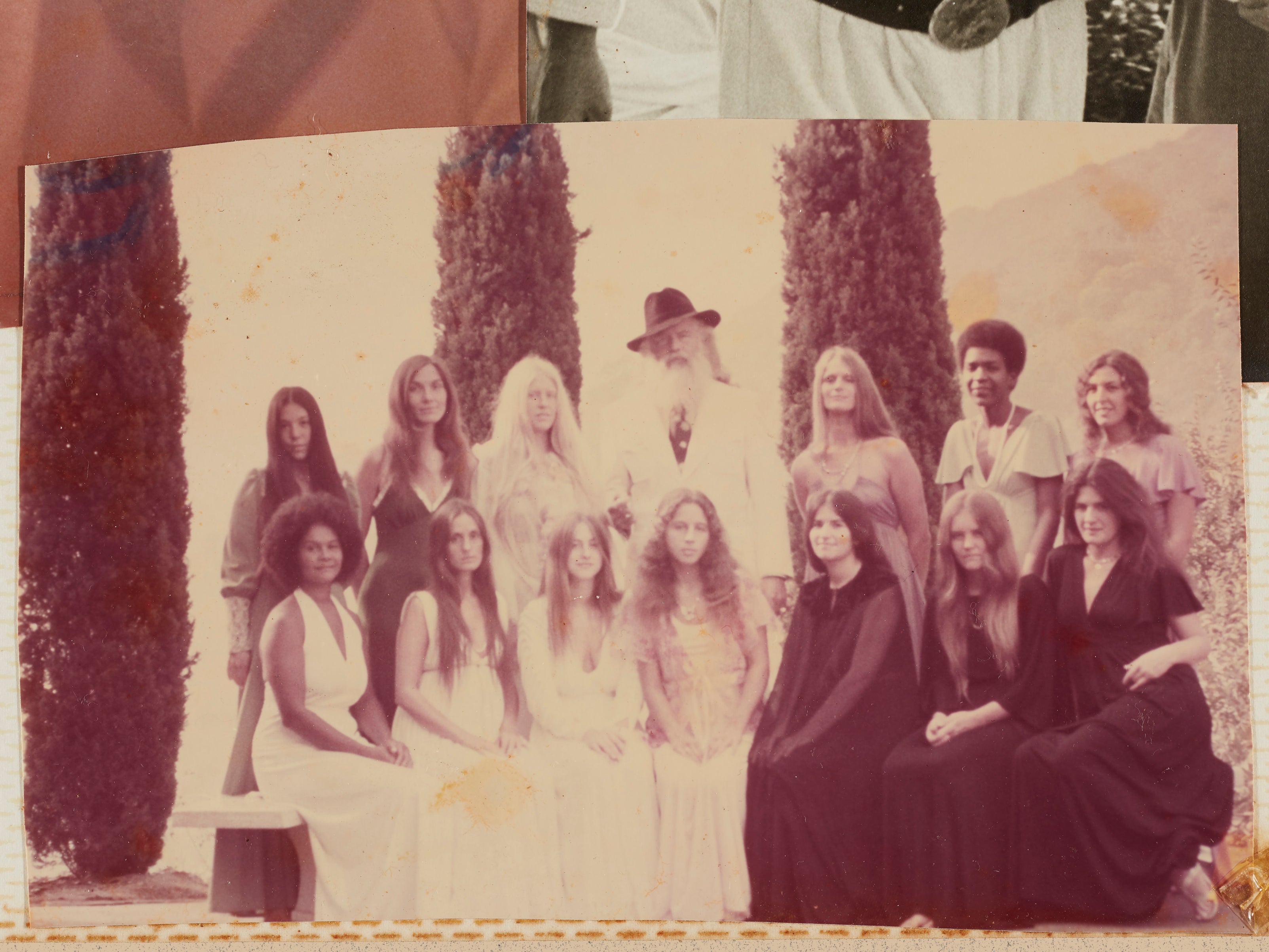 Father Yod with 13 of his wives