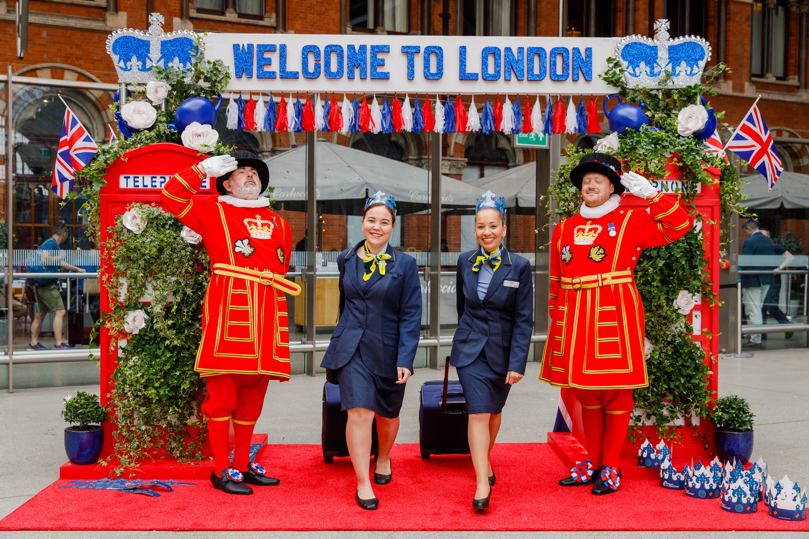 Eurostar’s London Jubilee display