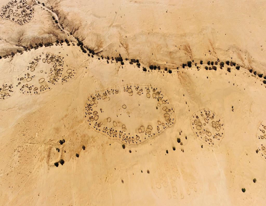 Saale clan villages from above