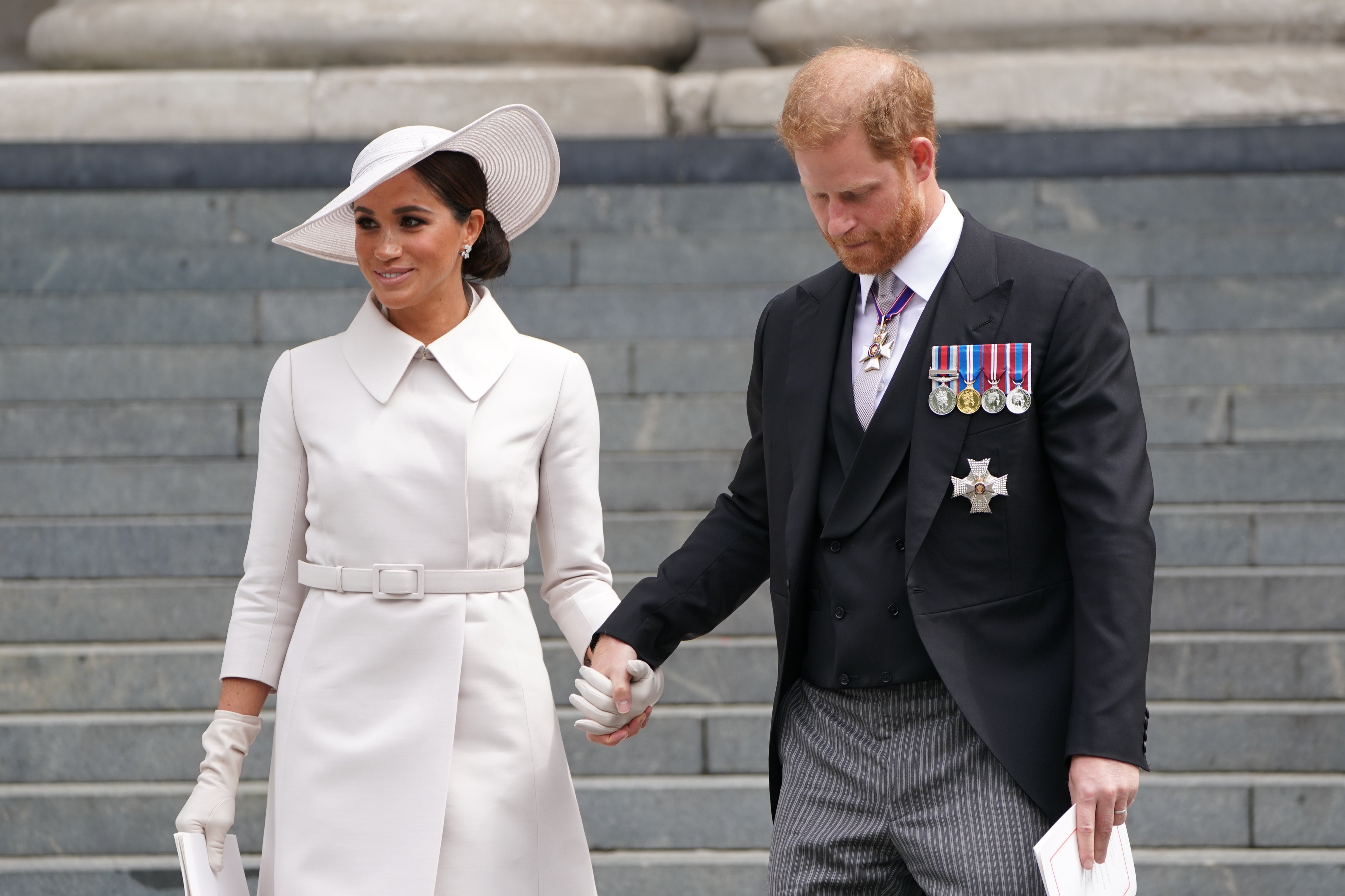 Harry and Meghan attended the St Paul’s service on Friday