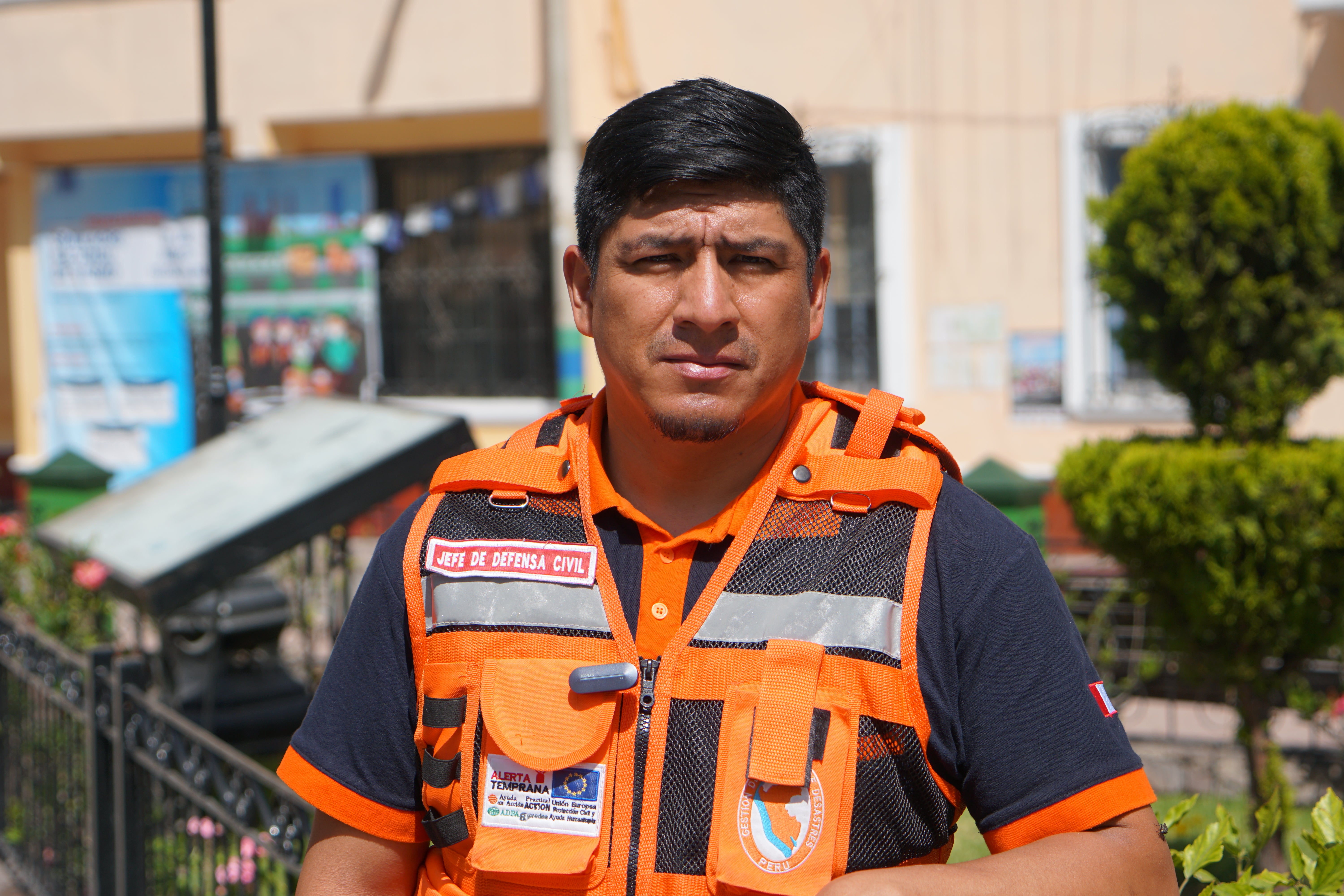 Jose Vicuna, a coordinator for disaster risk management in the municipality