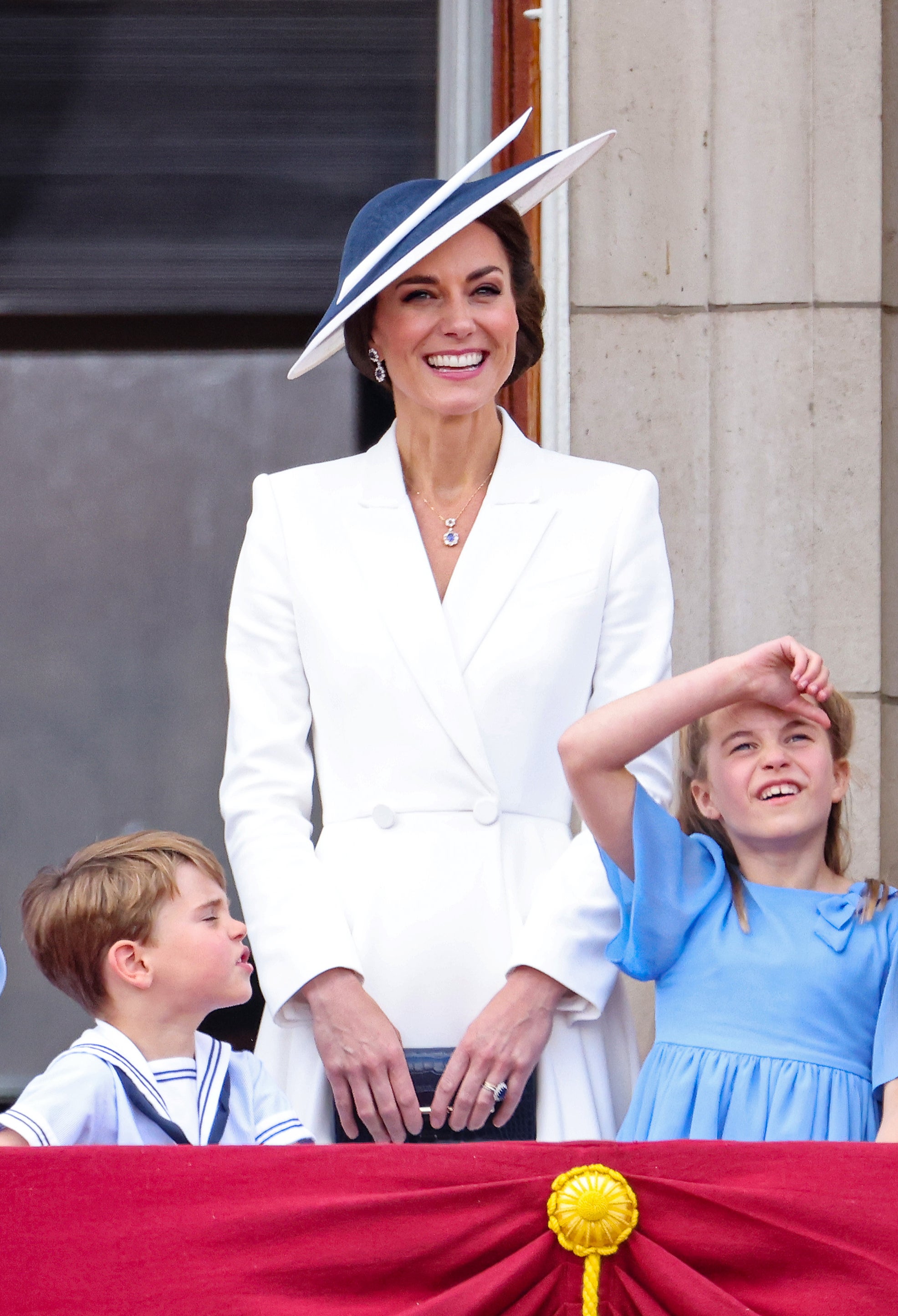 The Duchess of Cambridge opted for Alexander McQueen