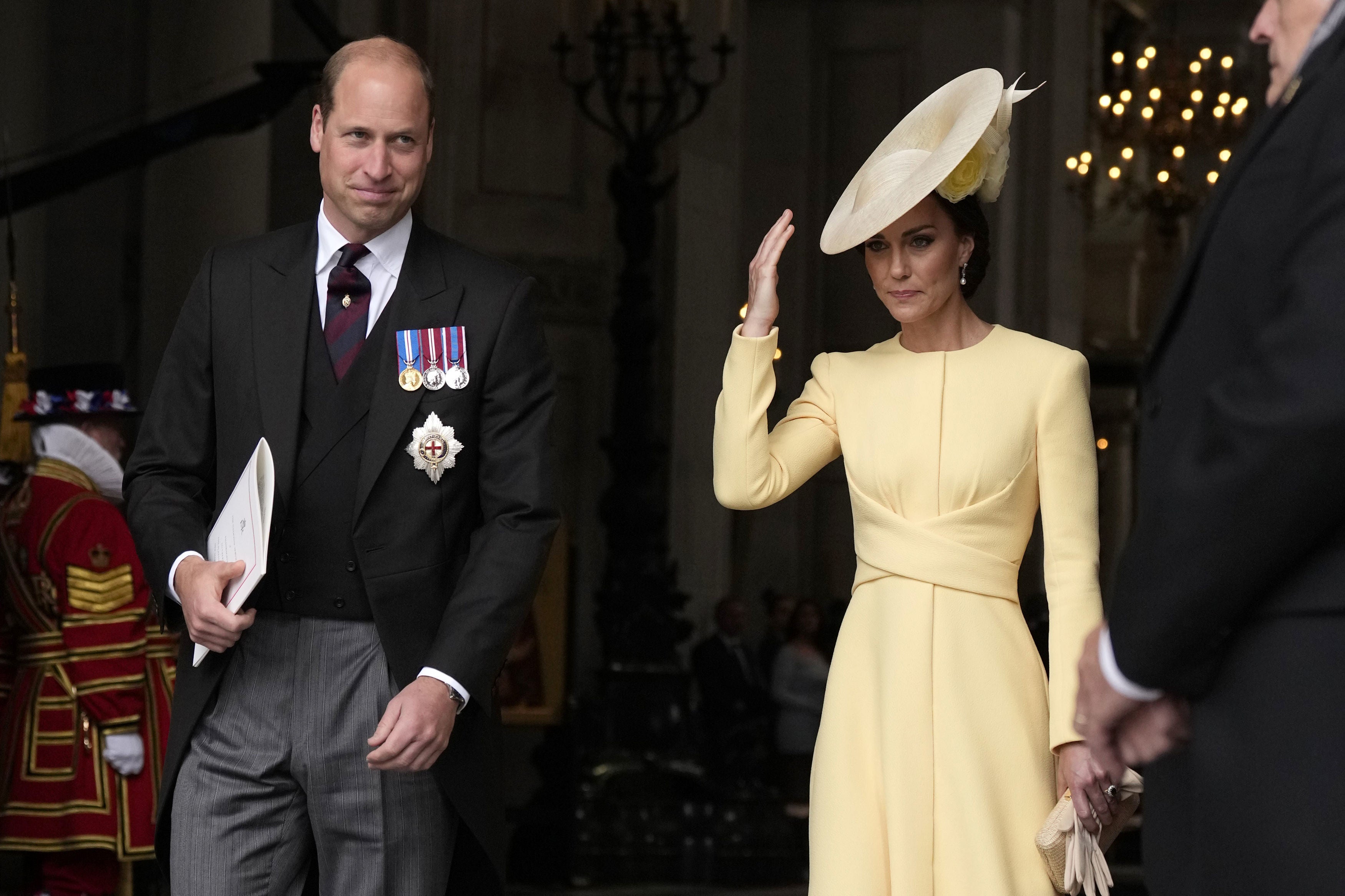 The Duke and Duchess of Cambridge (Matt Dunham/PA)