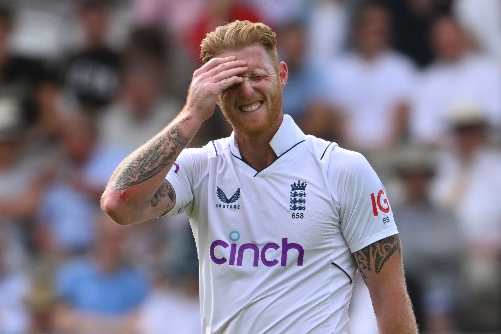 Ben Stokes finds the captaincy a bit of a headache on the second day at Lord’s