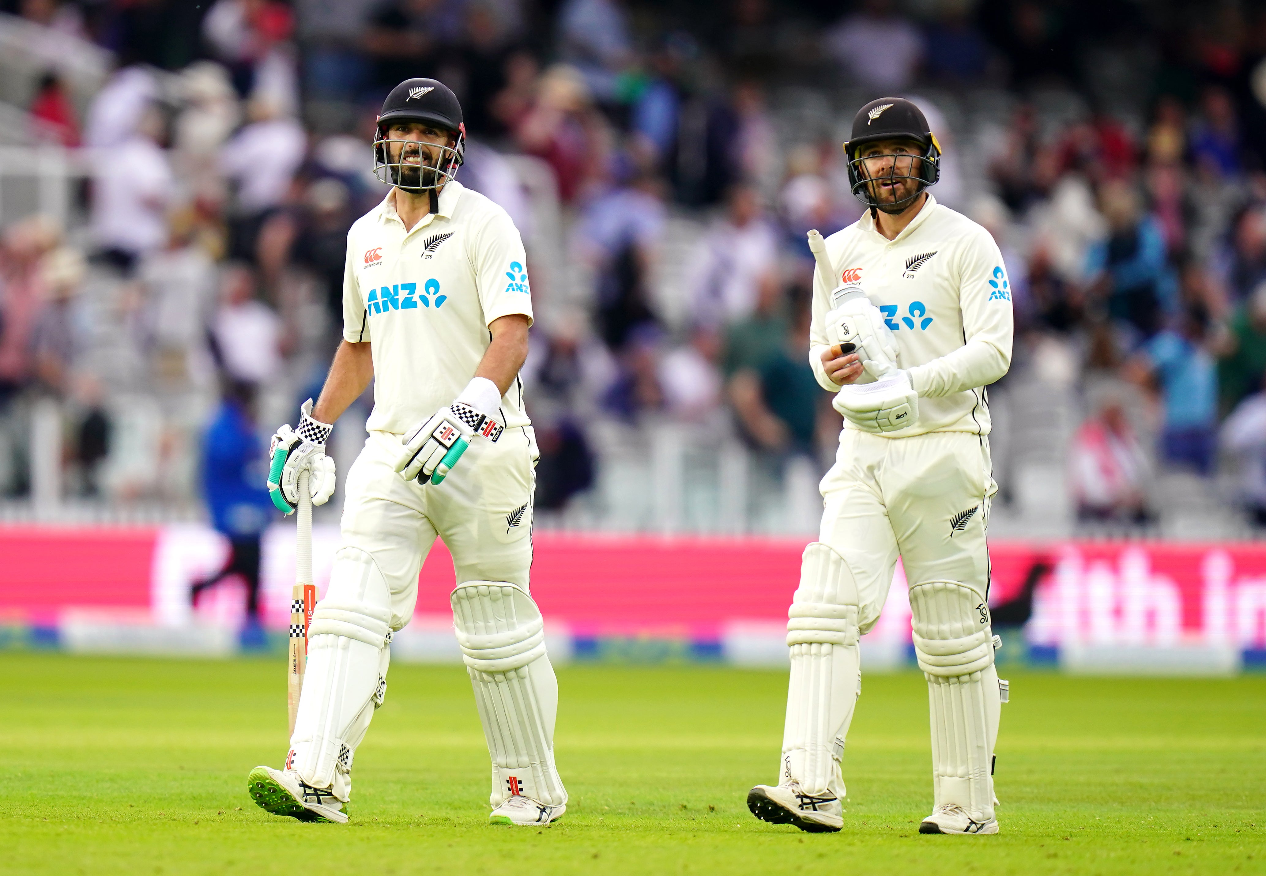 England struggled after lunch on day two against a century stand between Daryl Mitchell and Tom Blundell (Adam Davy/PA)