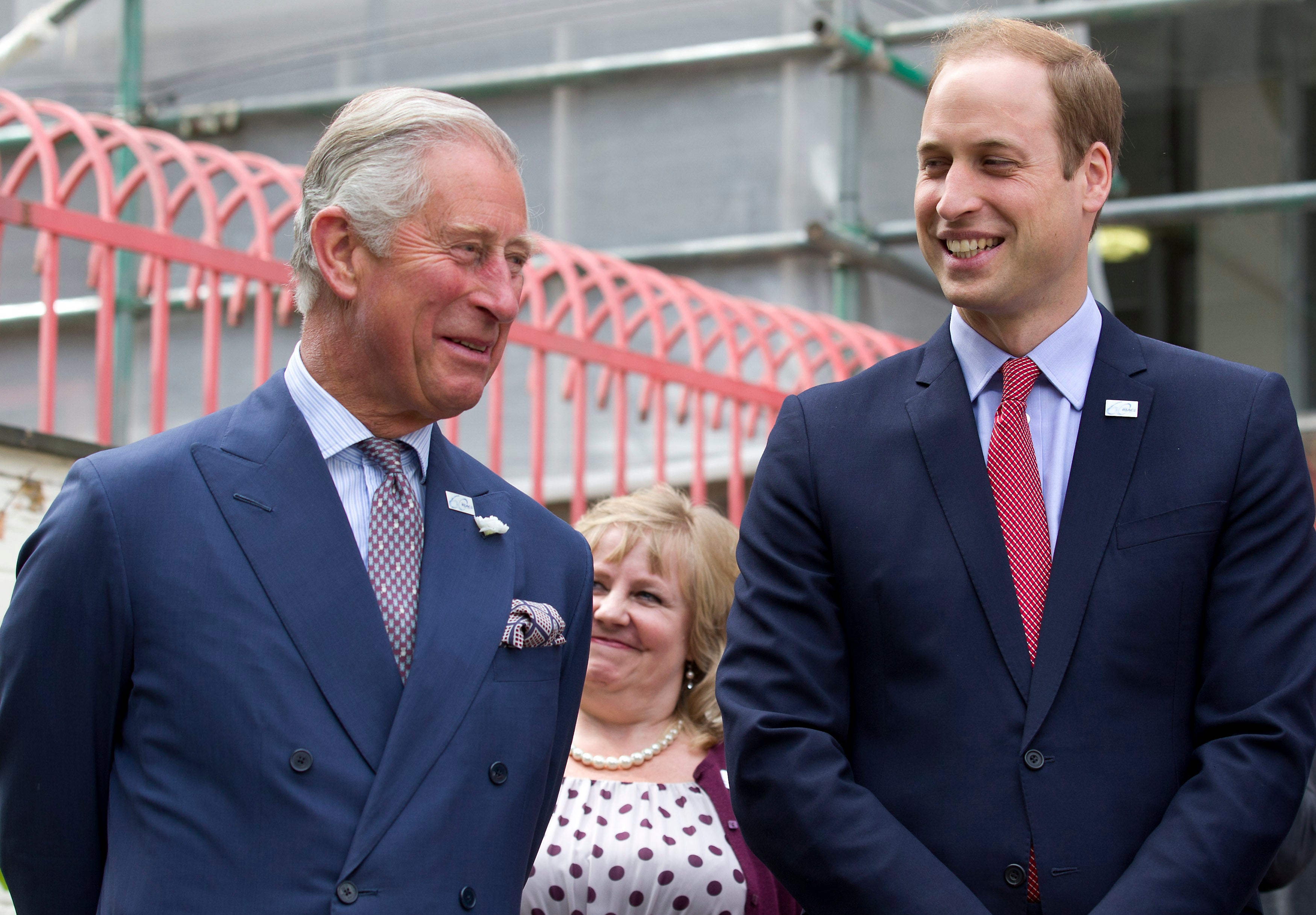 The Prince of Wales and the Duke of Cambridge (Justin Tallis/PA)