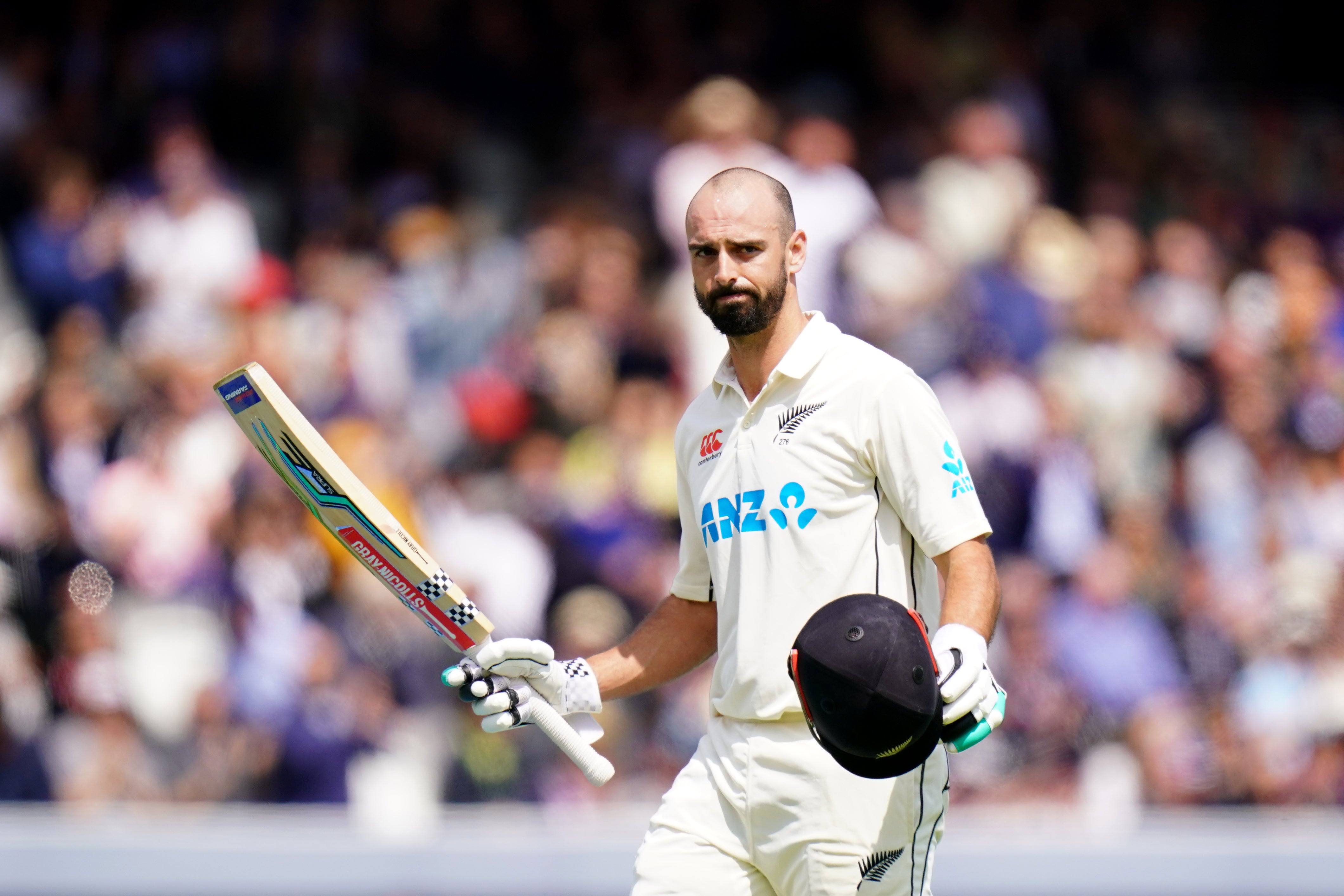 New Zealand’s Daryl Mitchell was dismissed soon after bringing up his century (Adam Davy/PA)