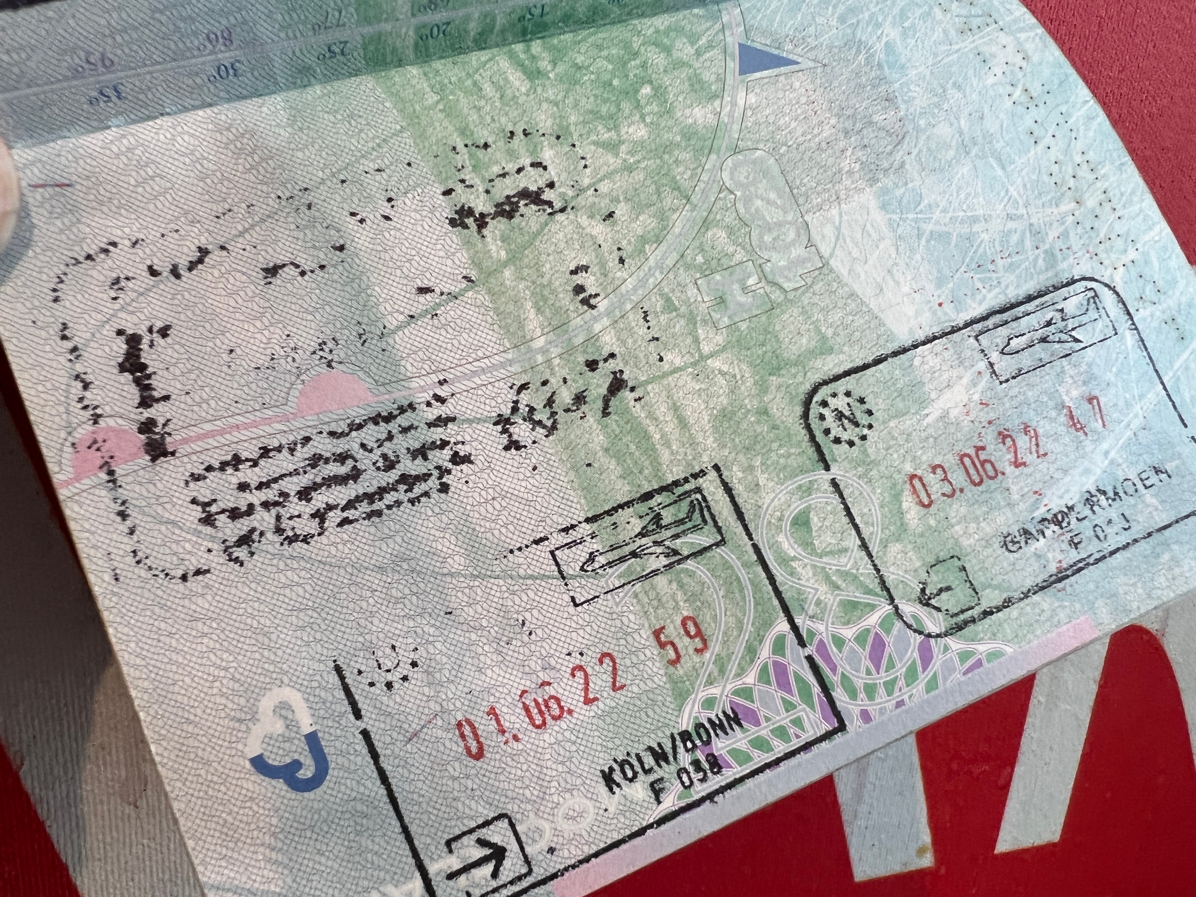 Until the new system comes into force, people will have their travel documents stamped