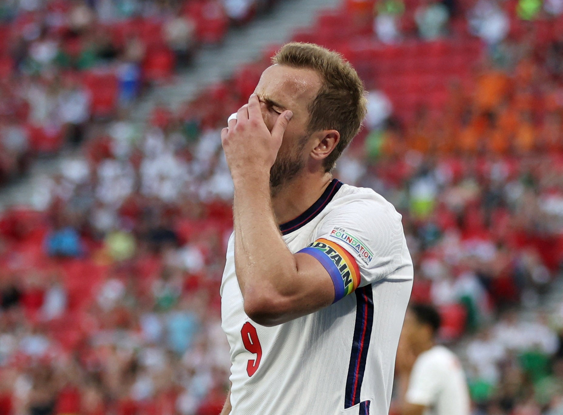 Captain Harry Kane came close to equalising late on