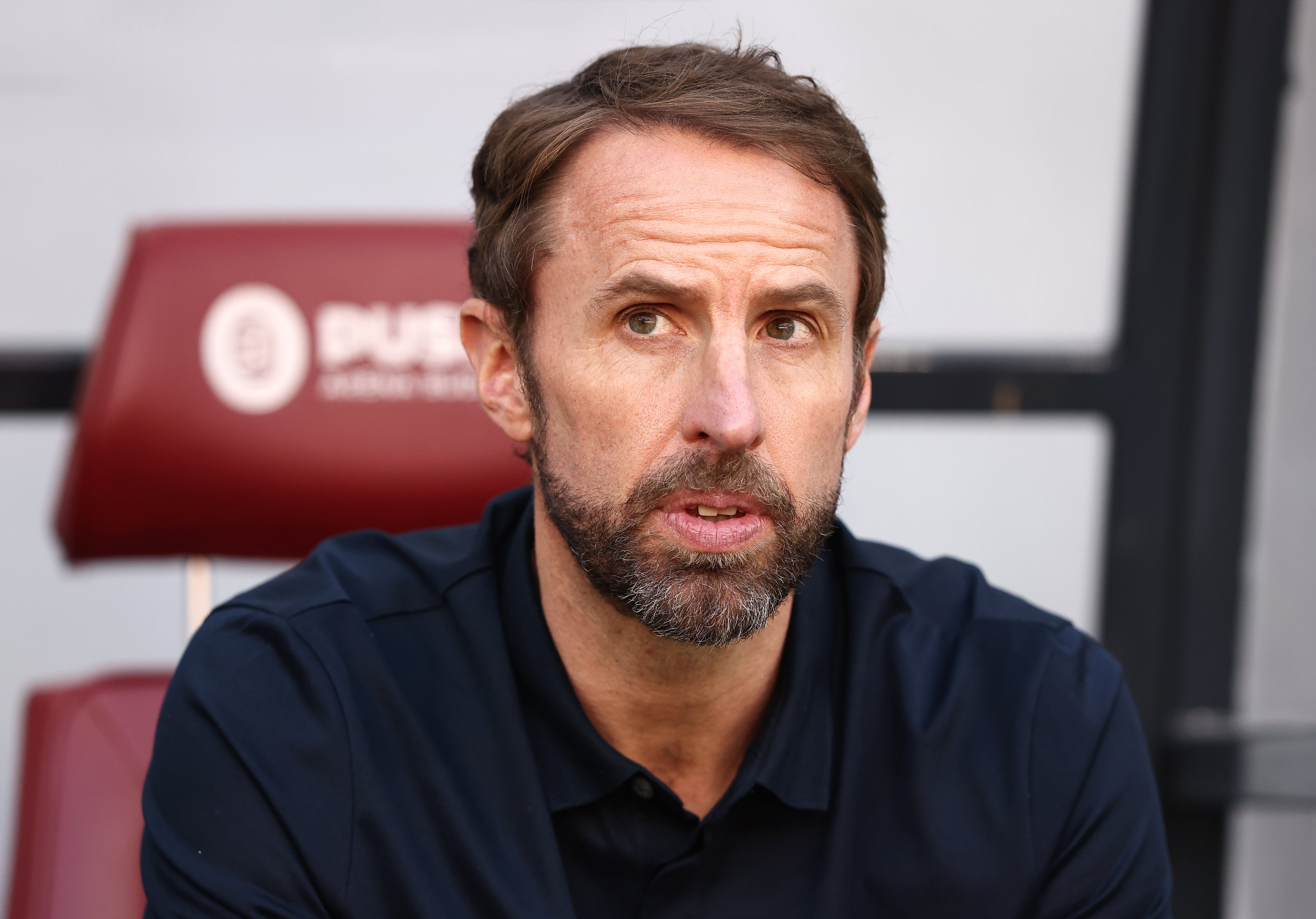 Gareth Southgate on the bench (Trenka Attila/PA)